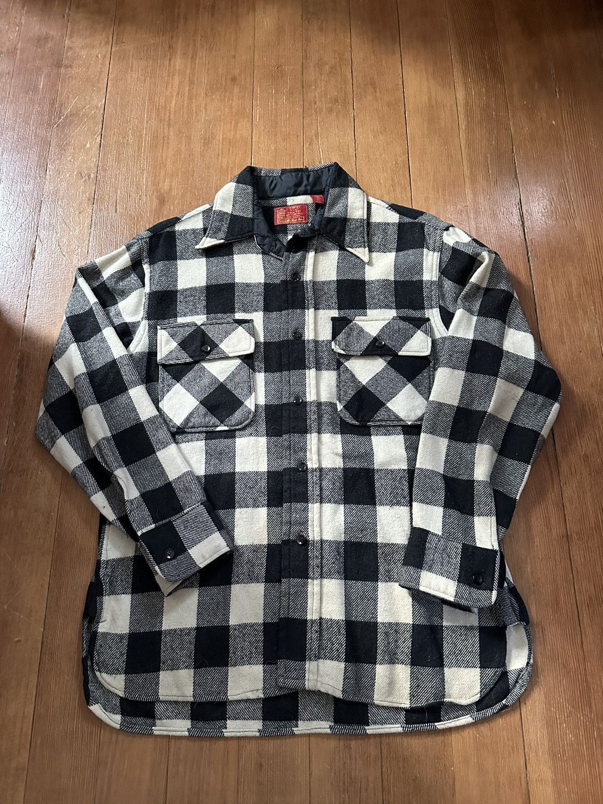 Vintage Vintage wool plaid flannel shirt Size US M / EU 48-50 / 2 - 1 Thumbnail