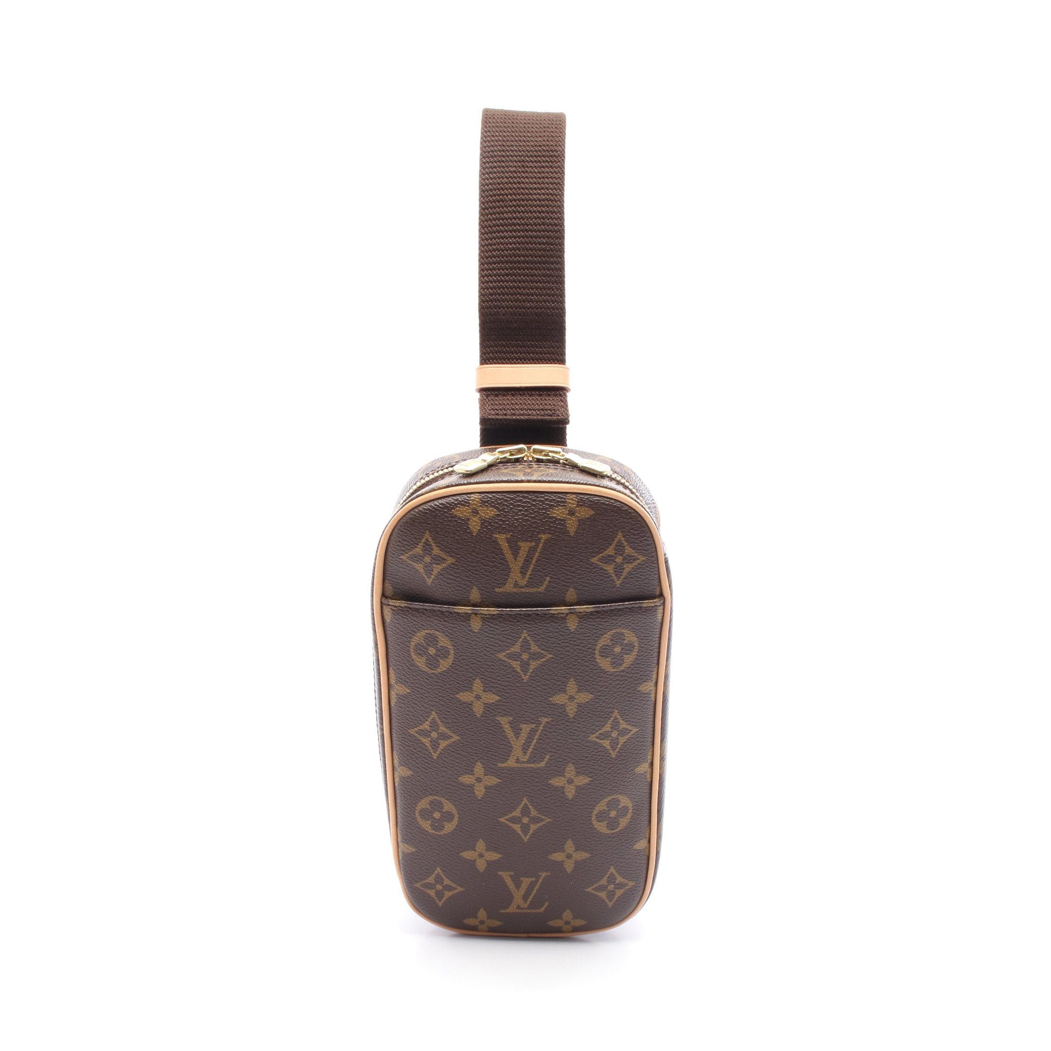 Louis Vuitton Louis Vuitton Pochette Ganju Monogram Body Bag Leather Brown Size ONE SIZE - 1 Thumbnail