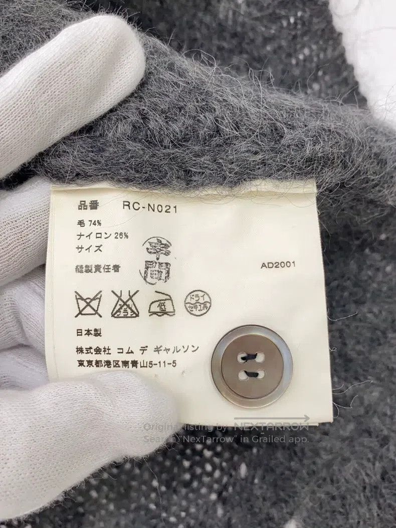 Comme des Garcons Comme des Garcons size F Retro Gray Wool Long Sleeve Knit Size XS / US 0-2 / IT 36-38 - 5 Thumbnail