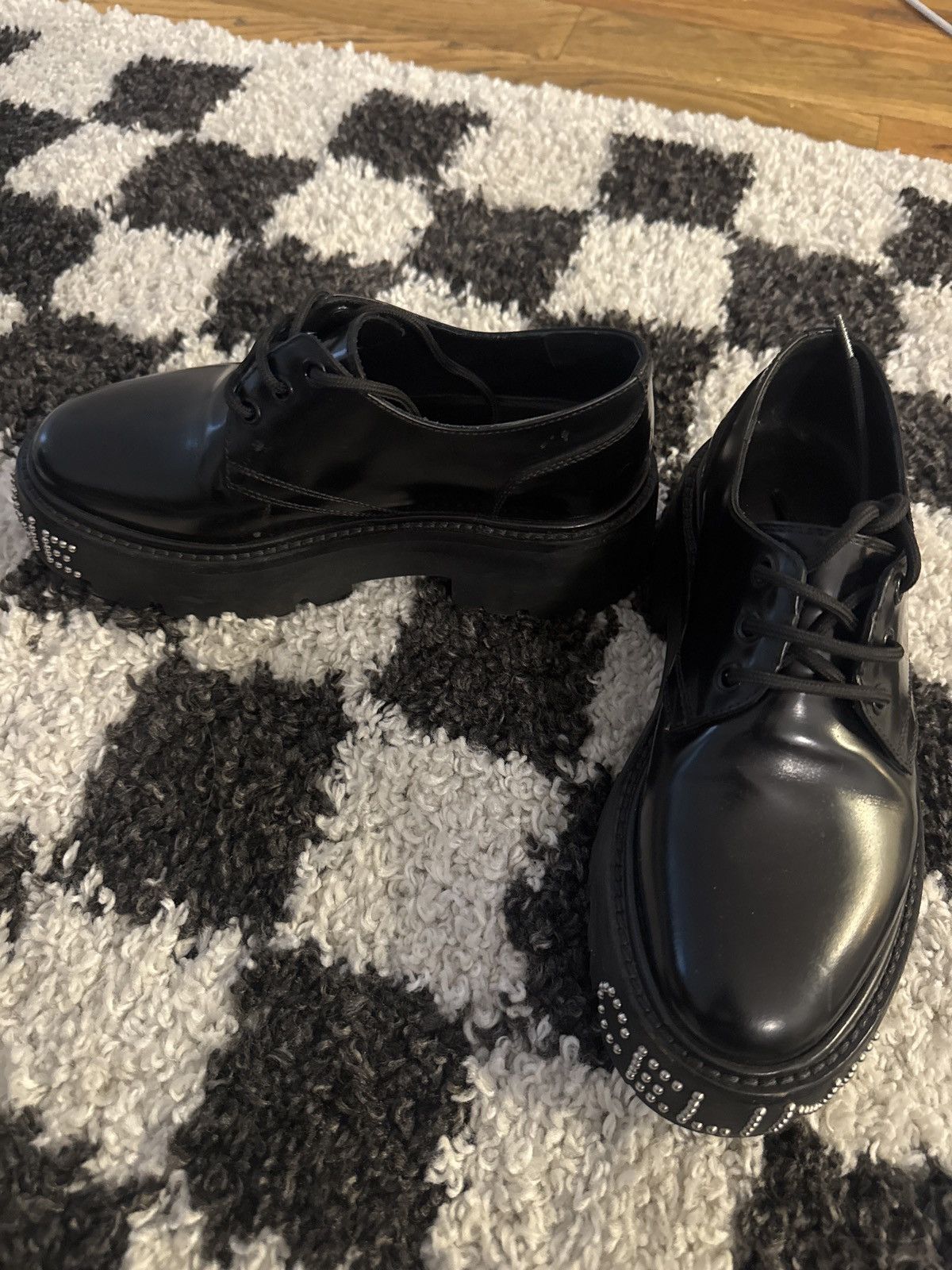 Celine Celine Bulky Derby - Studded Size US 5 / IT 35 - 1 Thumbnail