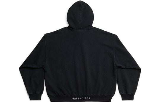 Balenciaga o1mt1gz0125 I Love Hoodie Medium Fit in Black Size US XS / EU 42 / 0 - 2 Thumbnail