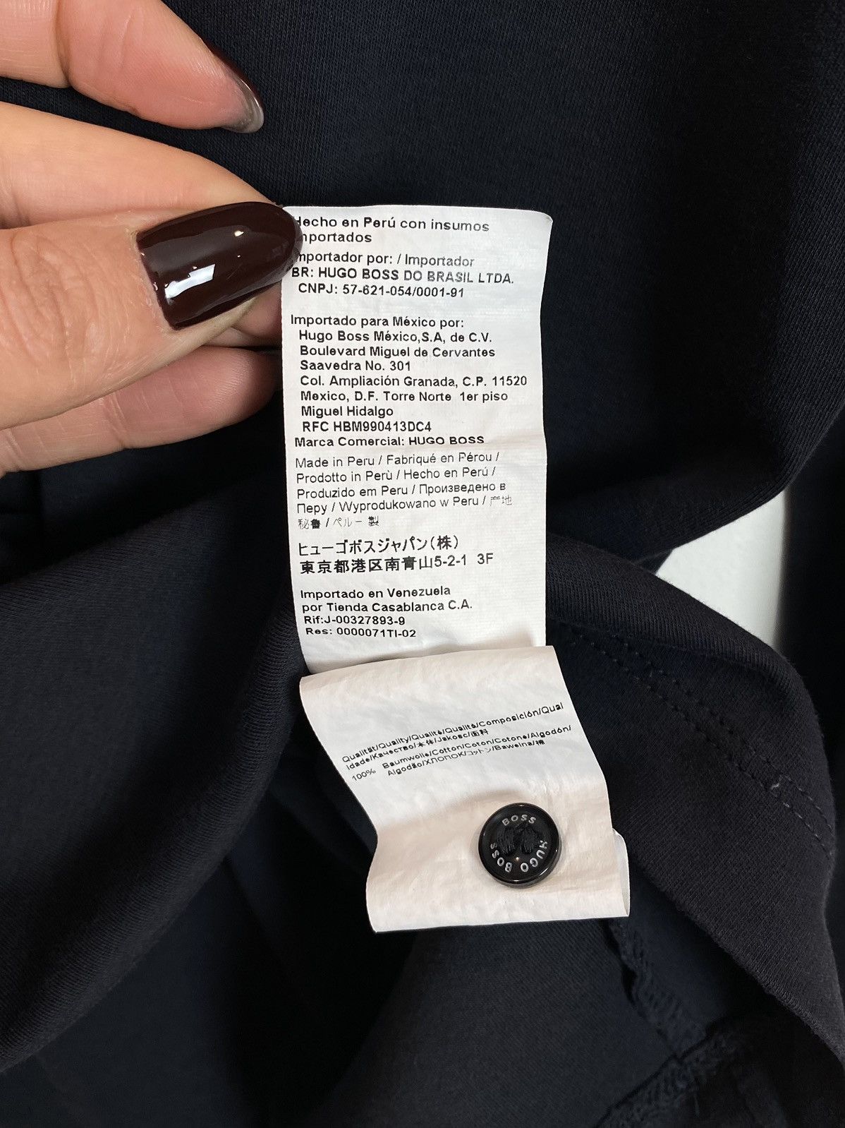 Hugo Boss Hugo Boss Men’s Modern Fit Long Staple Cotton Jumper Size XL Size US XL / EU 56 / 4 - 8 Thumbnail