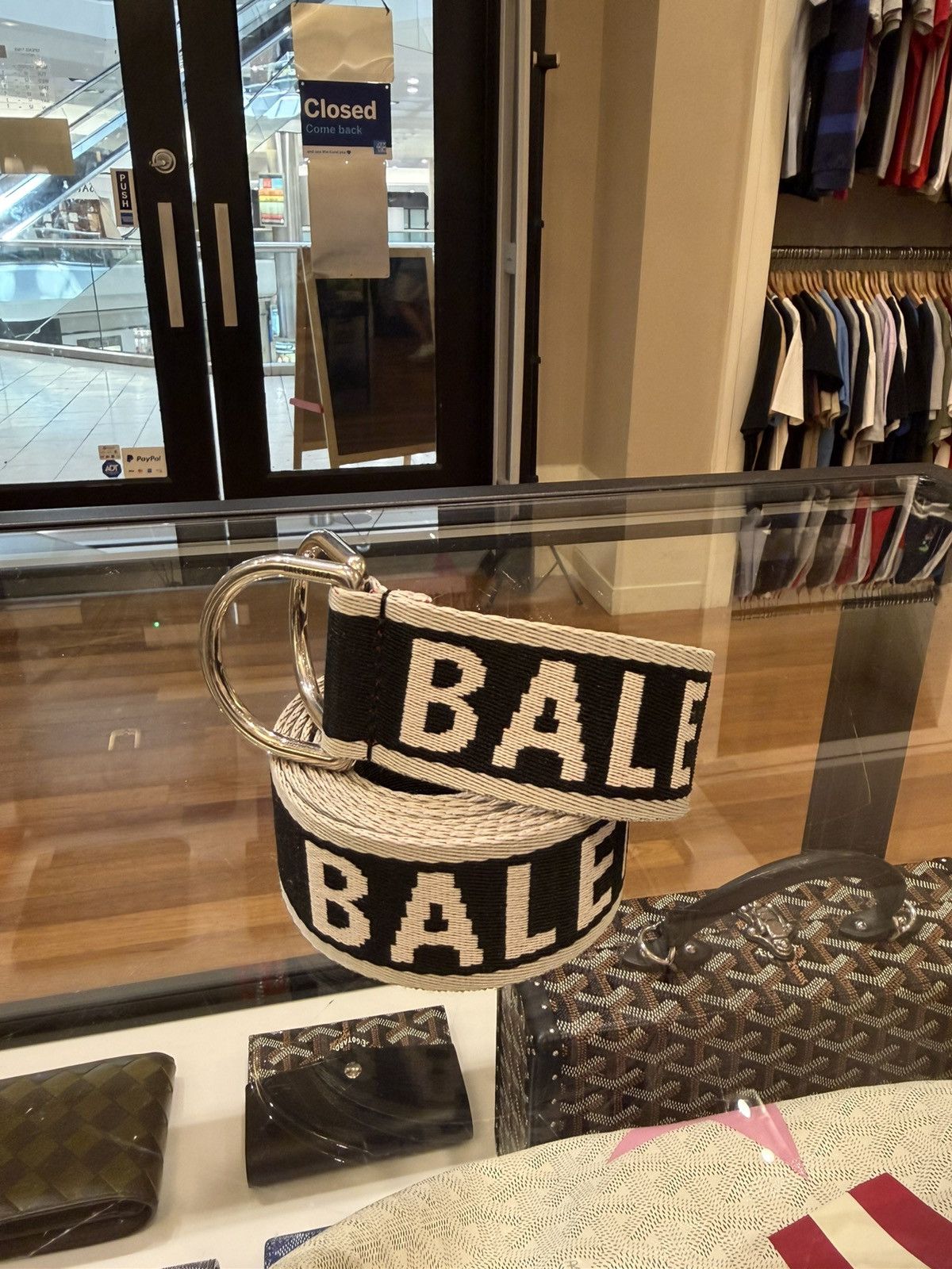 Balenciaga Balenciaga D Ring Belt - Black Size ONE SIZE - 1 Thumbnail