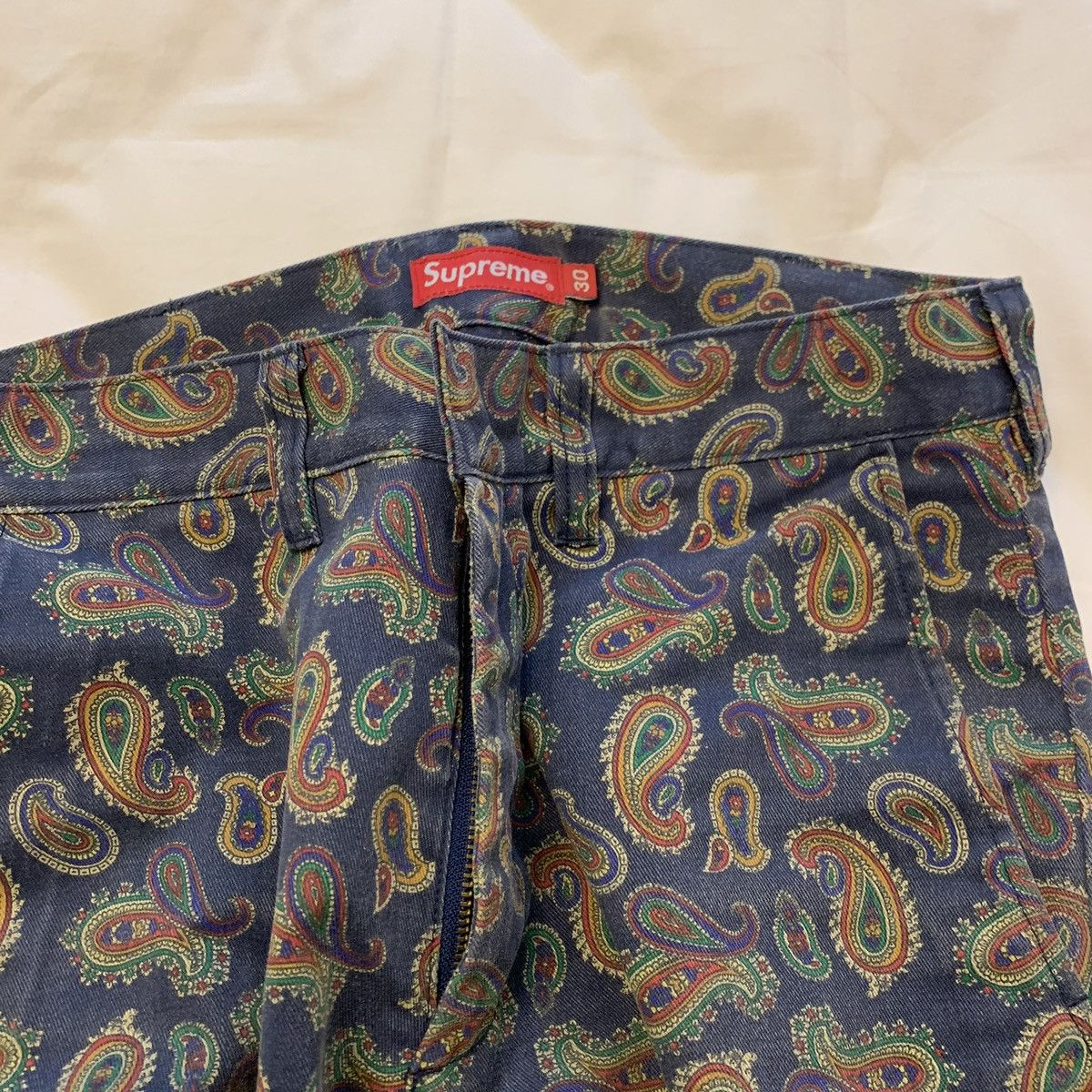 Supreme Supreme paisley work pants trouser 13fw Size US 30 / EU 46 - 4 Thumbnail