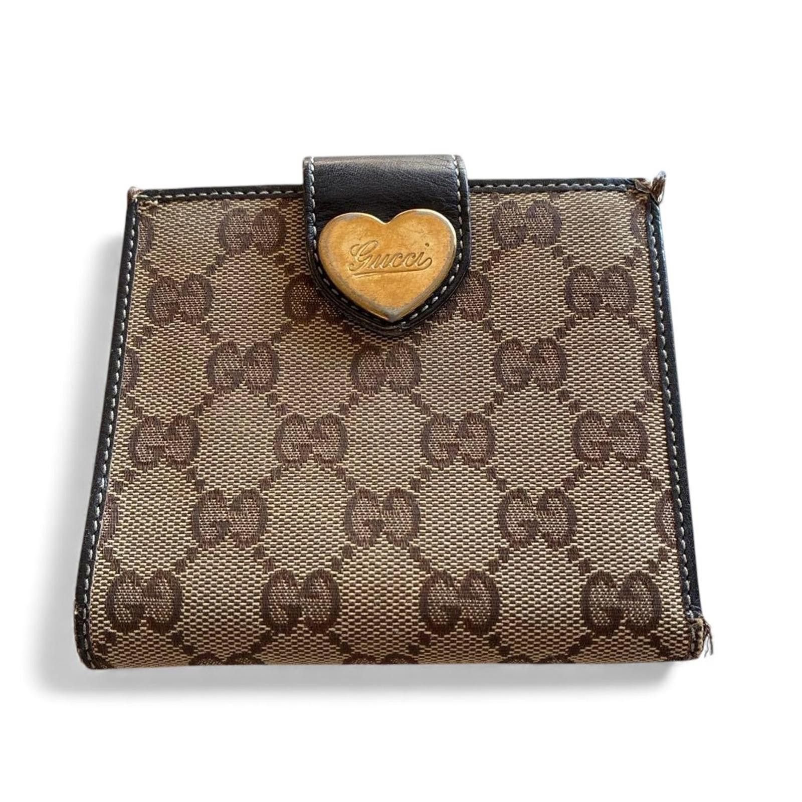 Gucci Gucci - Wallet Signature GG Pattern Heart-1 Size ONE SIZE - 2 Thumbnail