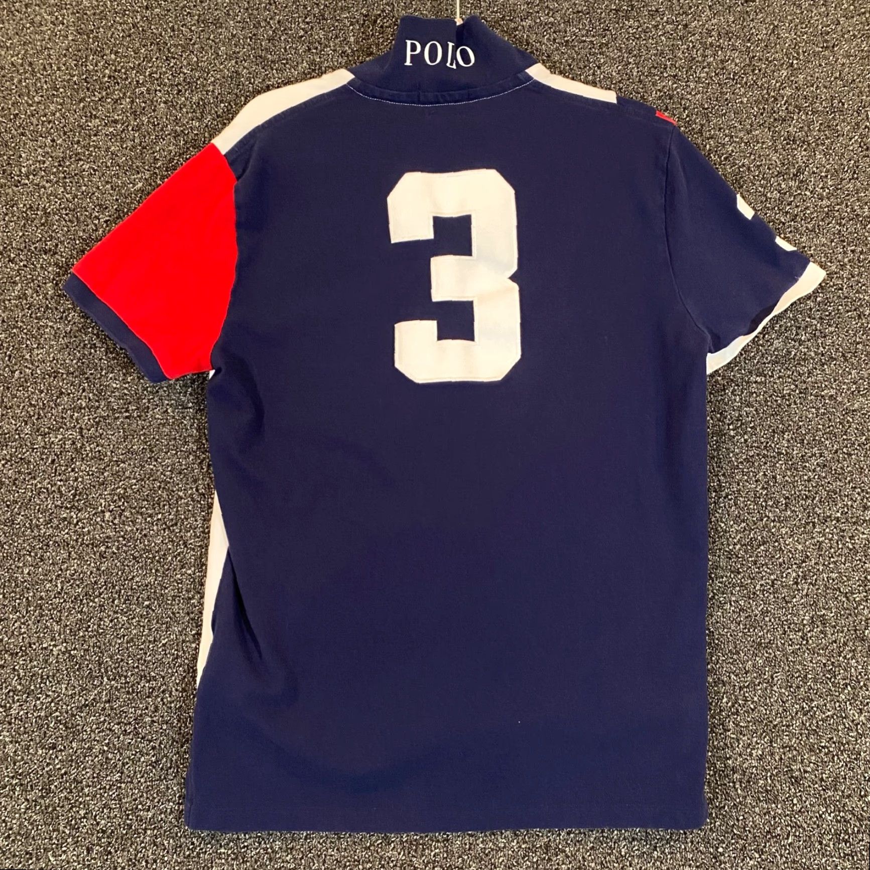 Polo Ralph Lauren Polo Ralph Lauren Shirt Mens Large Slim Fit Red White Blue #3 Embroidered S/S Size US L / EU 52-54 / 3 - 2 Thumbnail