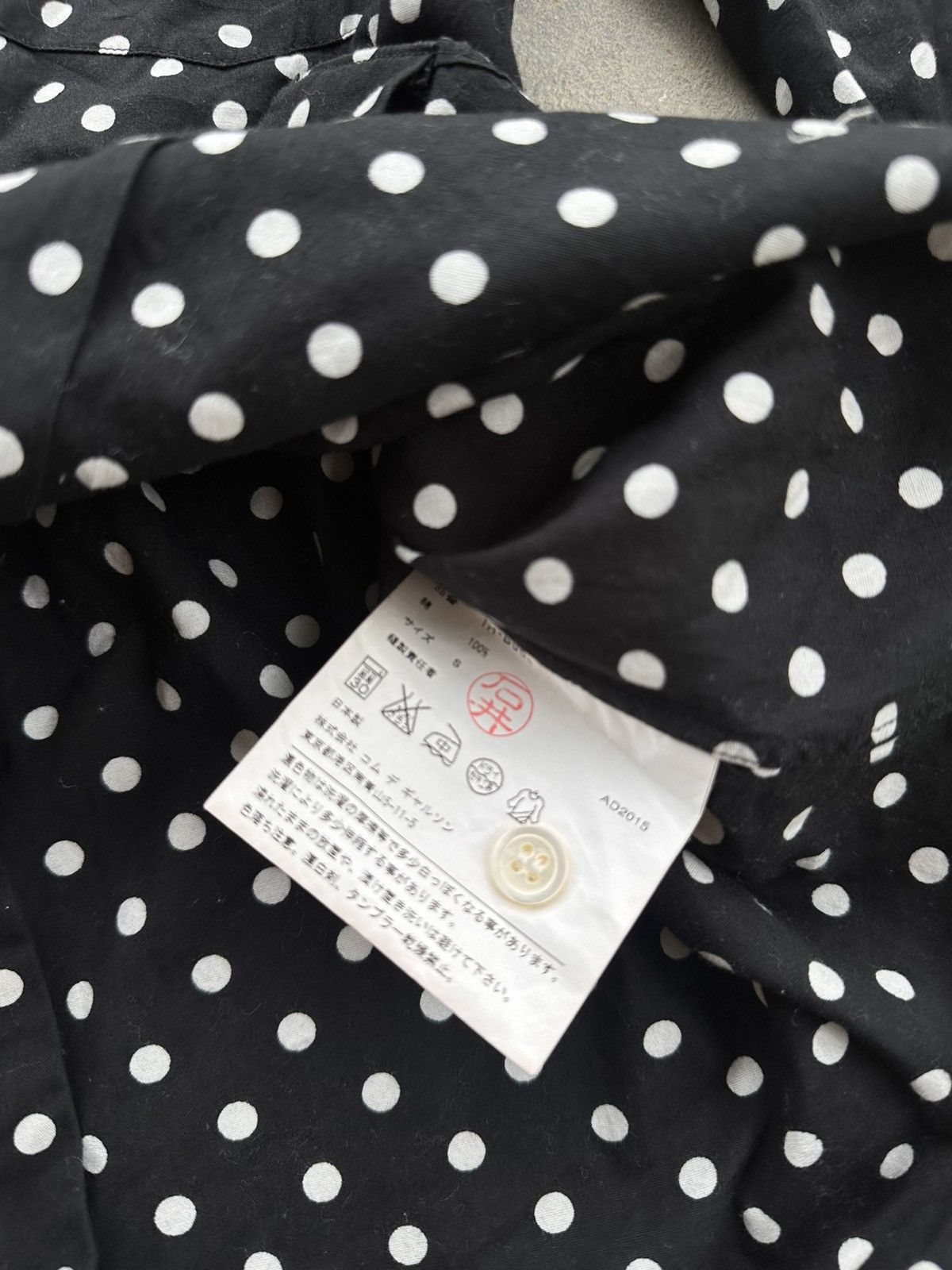 Comme des Garcons Comme des Garçons Polka Dot Button-Up Shirt Size US S / EU 44-46 / 1 - 5 Thumbnail