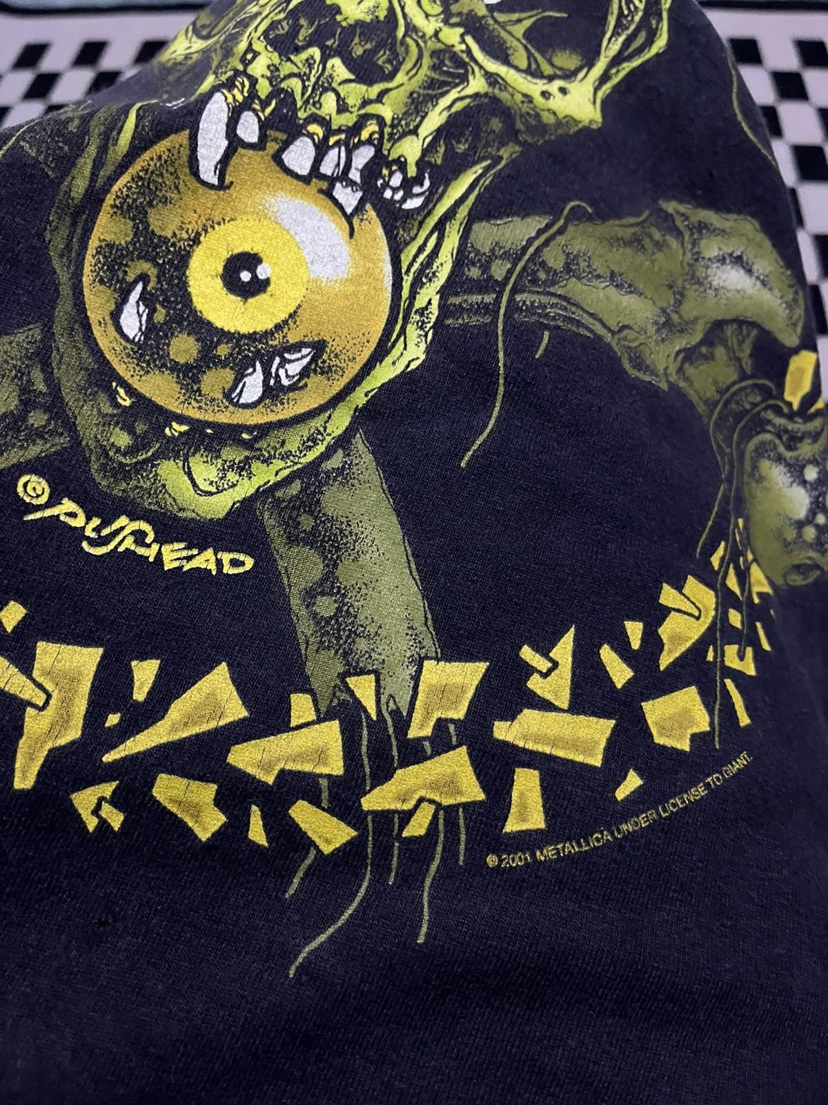 Band Tees Vintage 2000’s Metallica No Leaf Clover Pushead Size US L / EU 52-54 / 3 - 4 Thumbnail