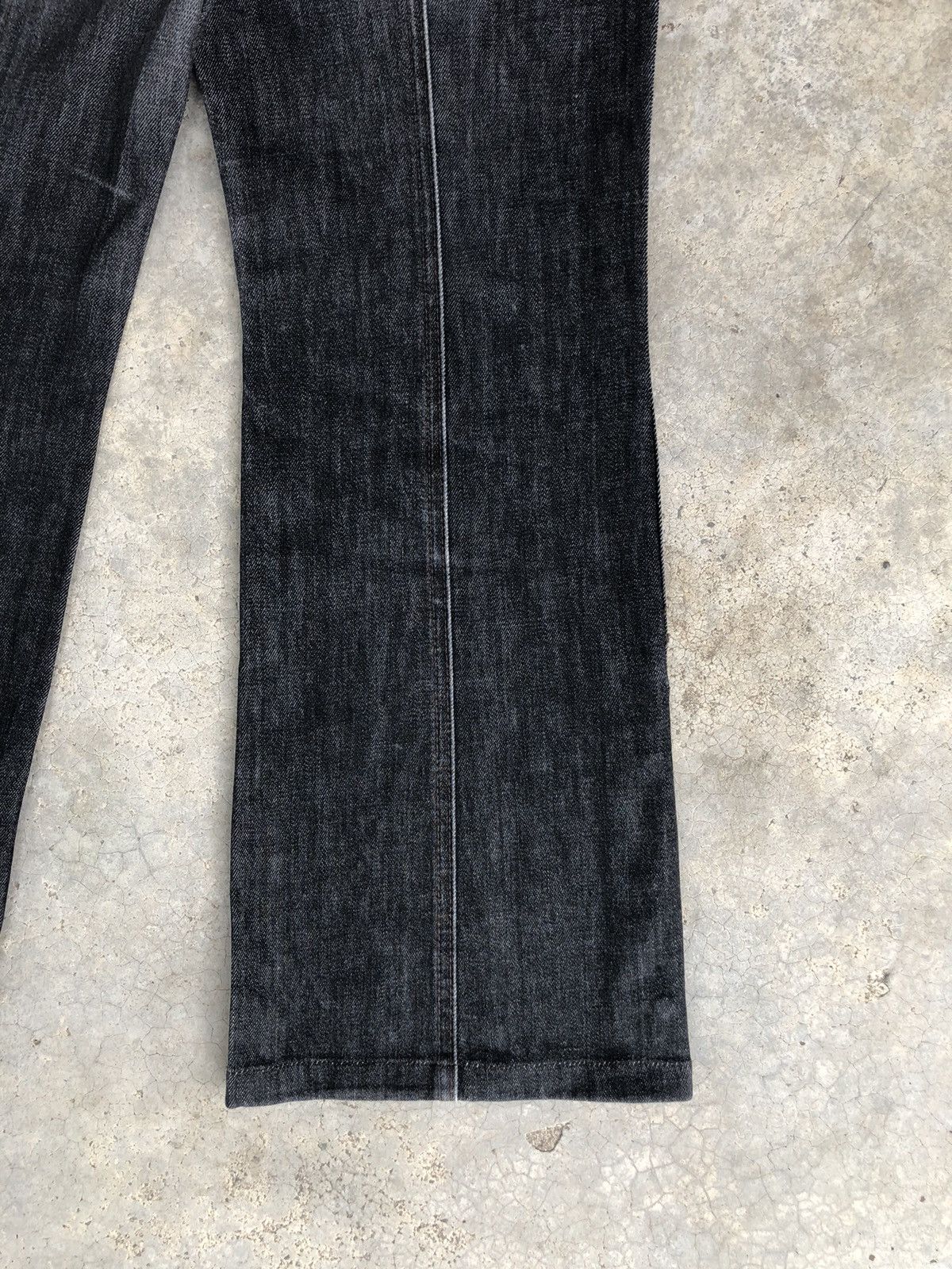 If Six Was Nine Japanese Kumikyoku Flared Jeans Distressed Jeans Size US 32 / EU 48 - 12 Thumbnail