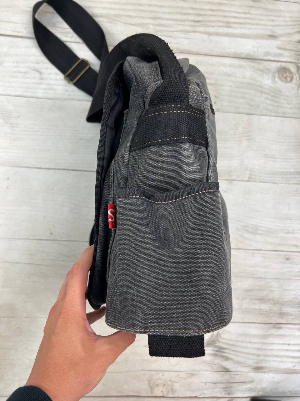 Diesel Vintage Diesel Messenger Shoulders Bag Leather Logo Size ONE SIZE - 8 Thumbnail