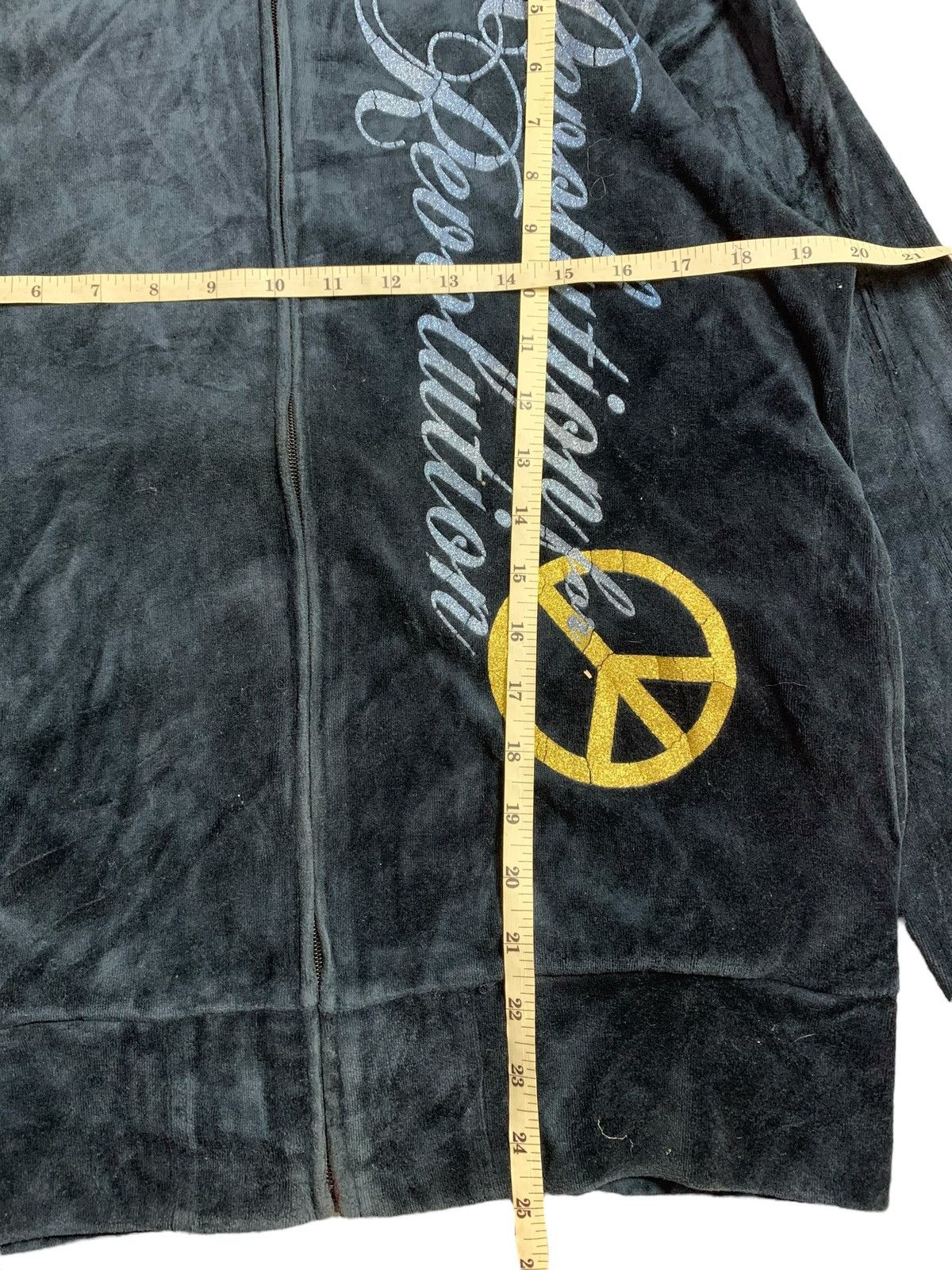 20471120 Archive DETECTIVE STRUCT VELVET ZIP HOODIE IFSIX LGB STYLE Size US L / EU 52-54 / 3 - 4 Thumbnail