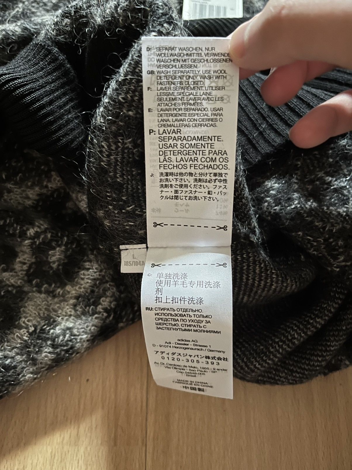 Y-3 Y-3 mohair wool Leopard cardigan yohji yammamoto x adidas L Size US L / EU 52-54 / 3 - 10 Thumbnail