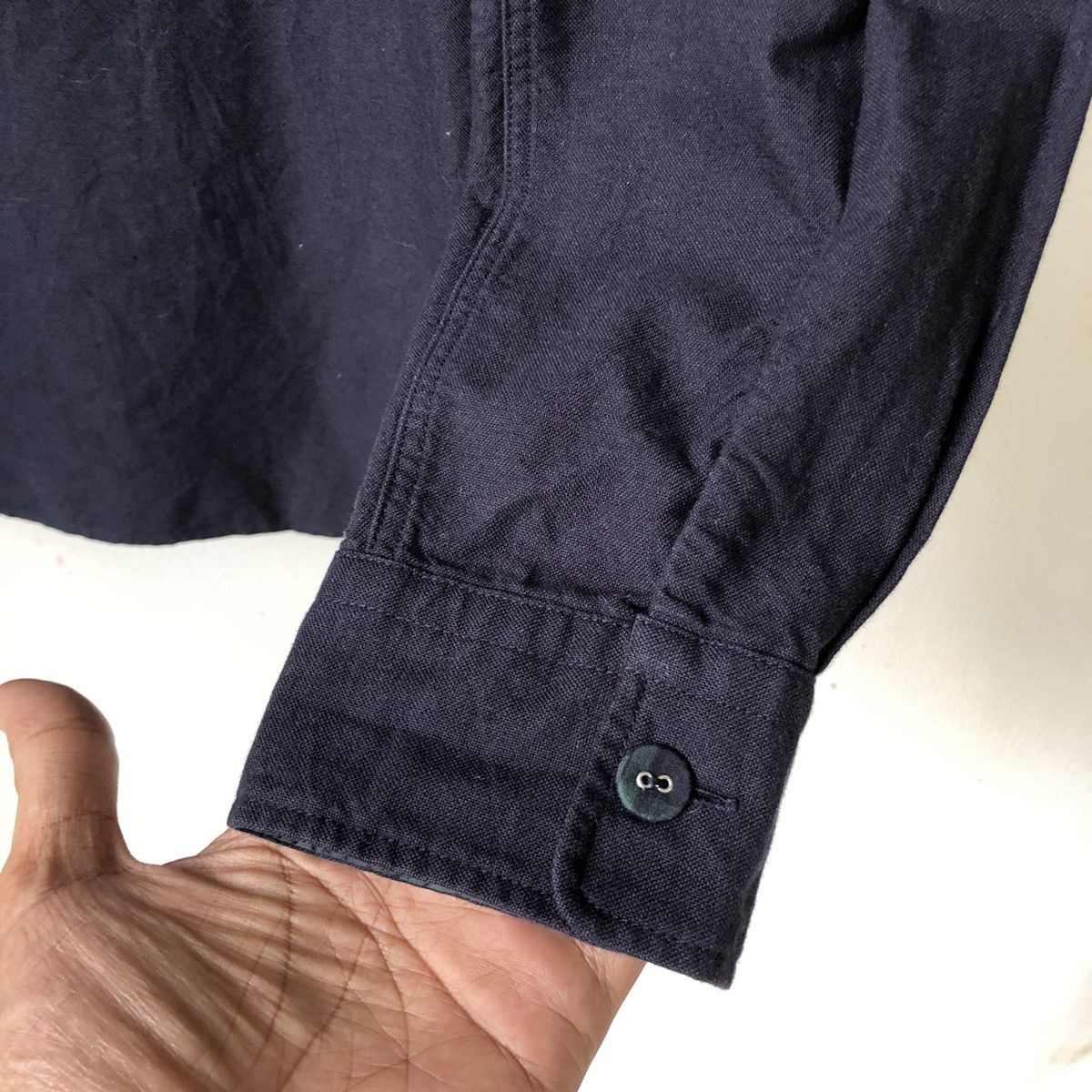 Beams Japan BEAMS Indigo Button Up Shirt Size US M / EU 48-50 / 2 - 10 Thumbnail