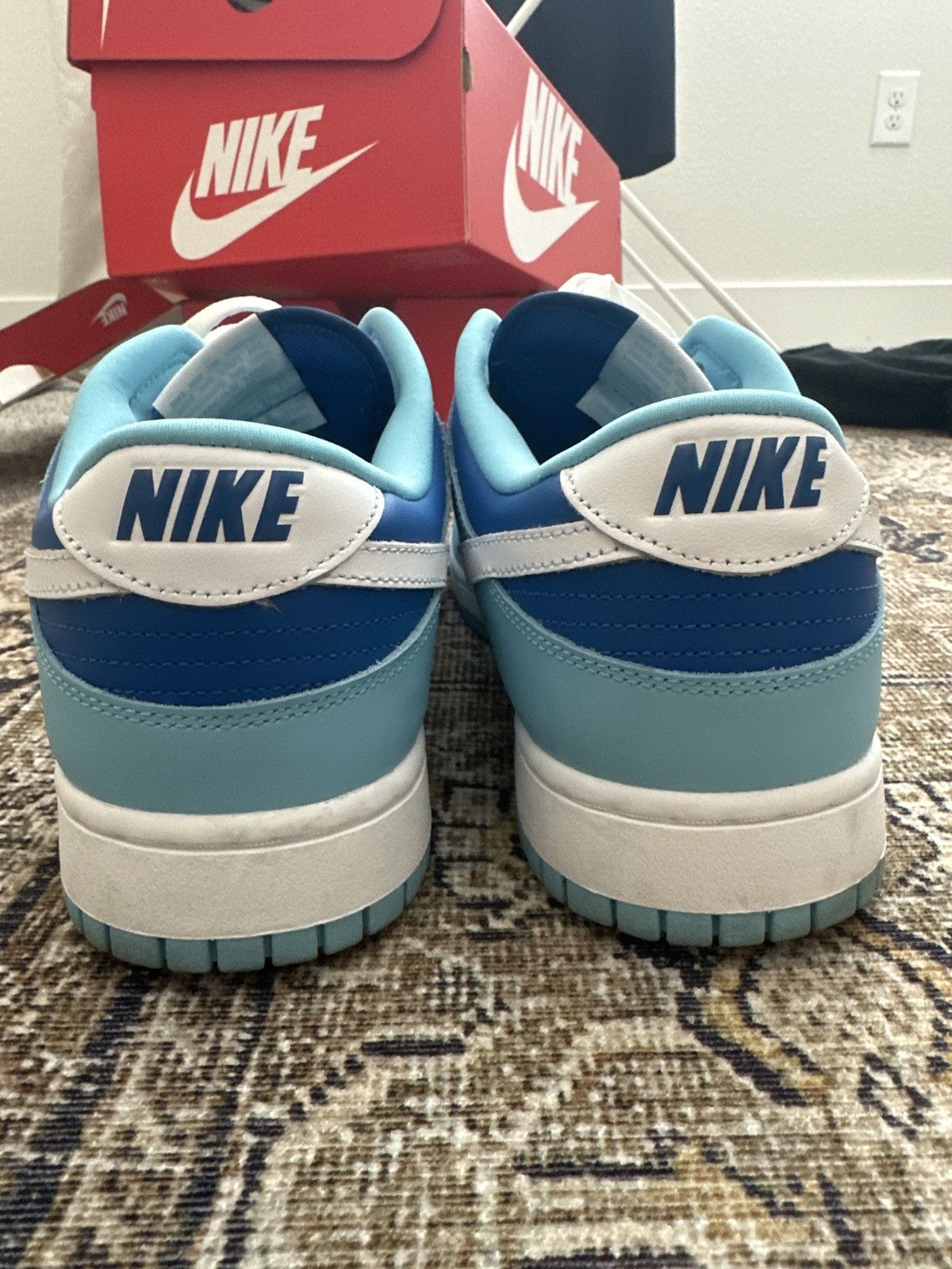 Nike Nike Dunk Blue Argon Size US 12.5 / EU 45-46 - 3 Thumbnail