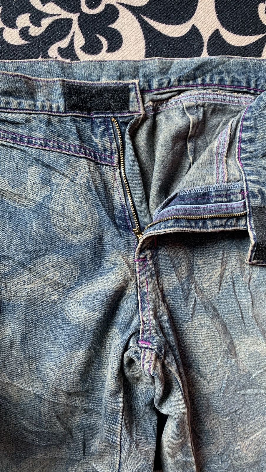 Japanese Brand VINTAGE Japan Nuve Bushpant flare denim Size 26" / US 2 / IT 38 - 2 Thumbnail