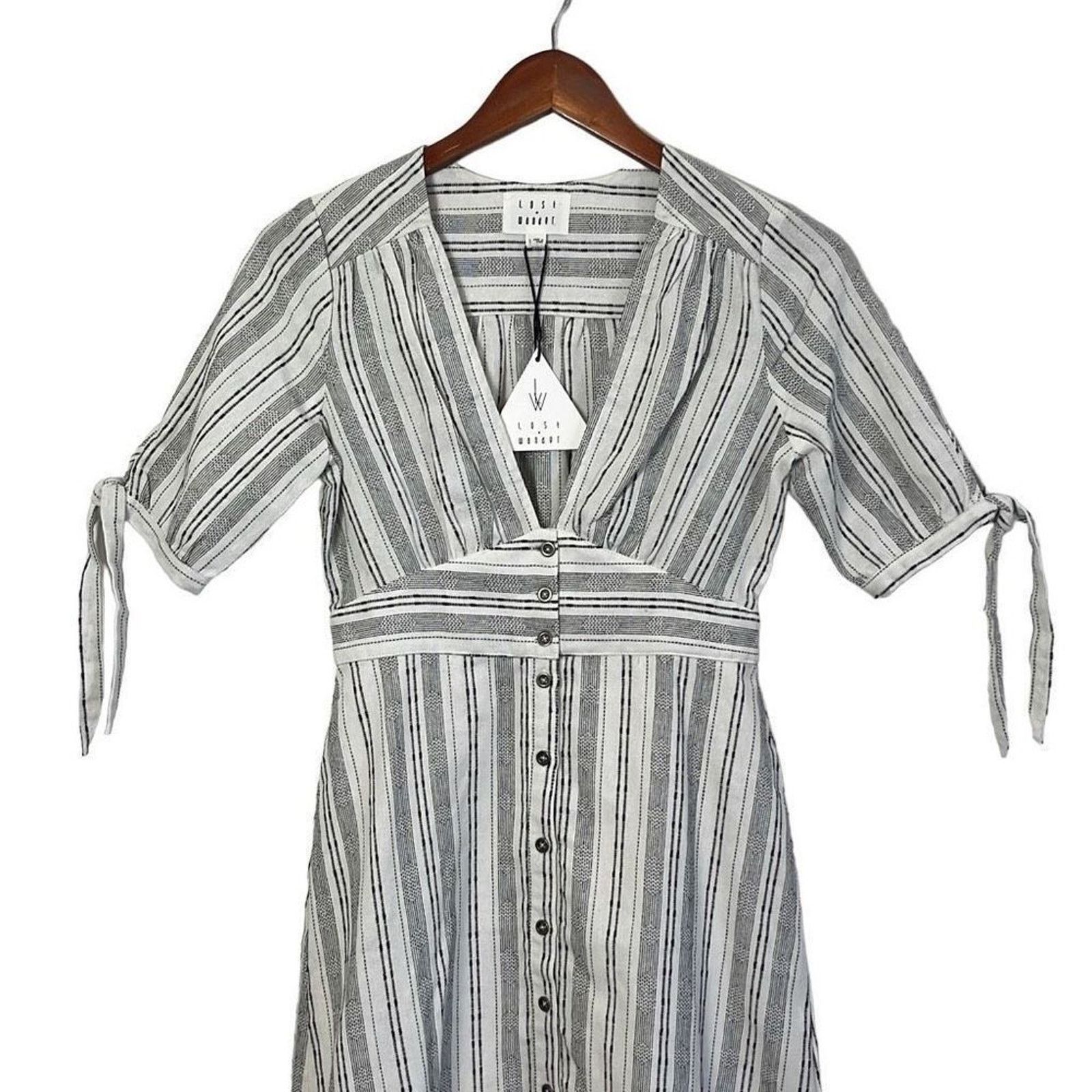 Other Lost + Wander Gypsy Button Front Midi Dress Small NWT Size S / US 4 / IT 40 - 3 Thumbnail