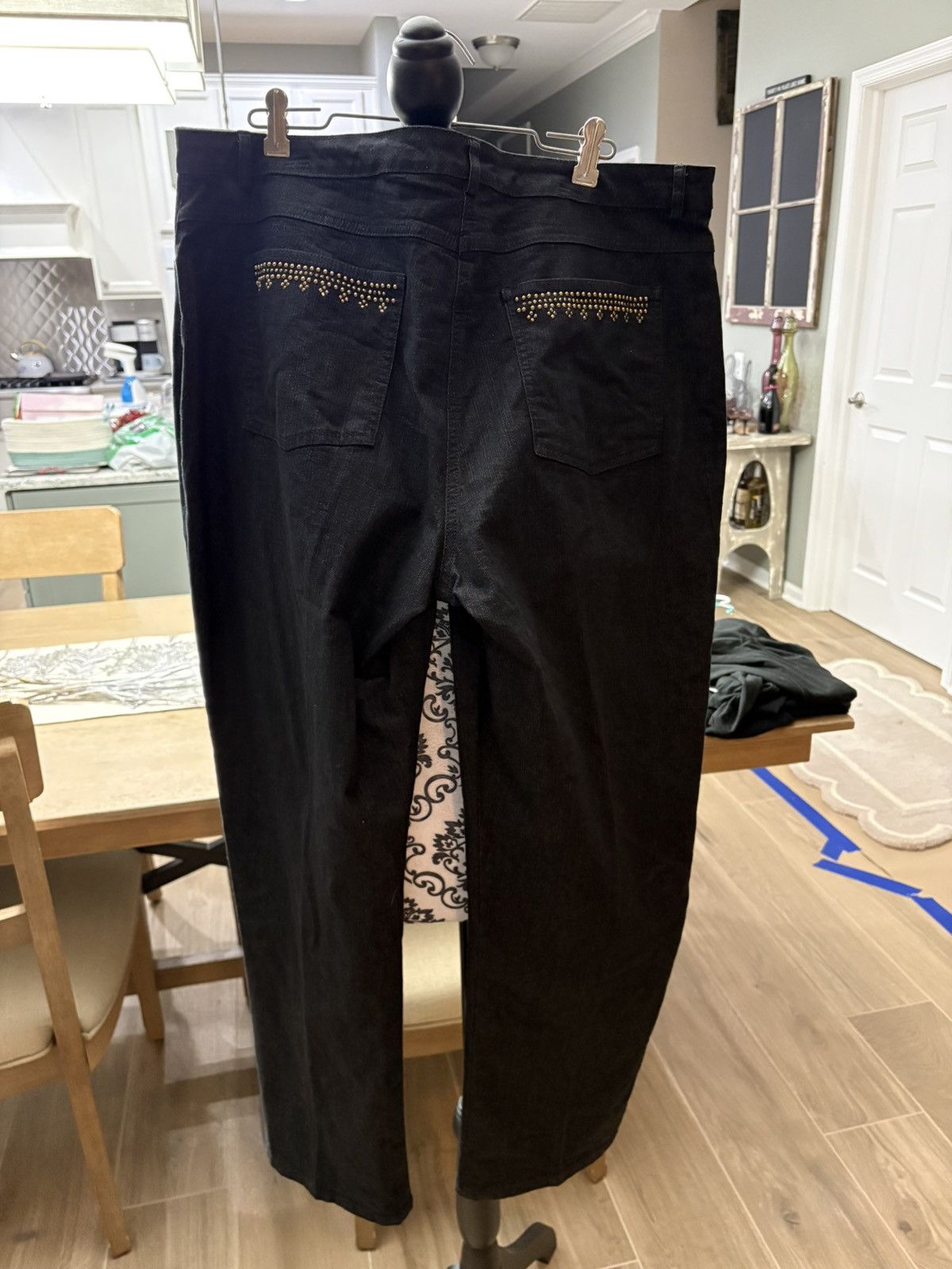 Other Ruby Rd size 18 dark denim jeans with bling Size 40" / US 18 - 6 Thumbnail