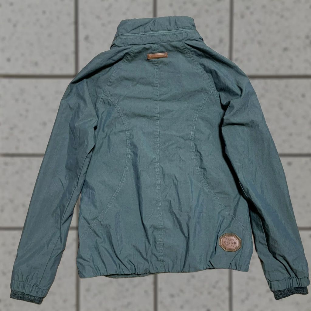 Vintage Naketano Womens Jacket M Khaki Windbreaker Logo All Seasons Zip Casual Jacket Womens M Khaki Size M / US 6-8 / IT 42-44 - 1 Thumbnail