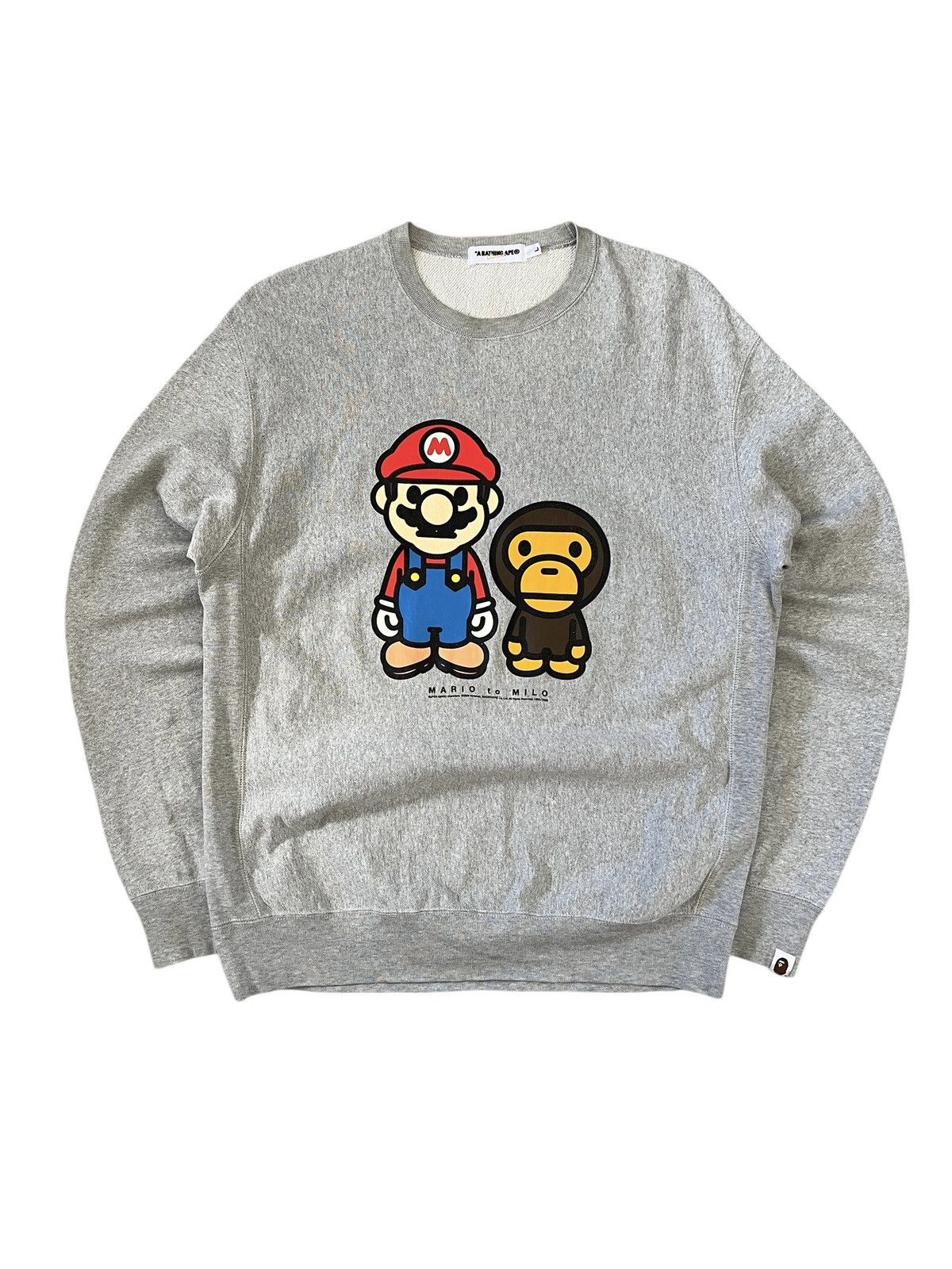 Bape 2008 Bape Nintendo ‘Mario to Milo” Sweatshirt Size US L / EU 52-54 / 3 - 1 Thumbnail