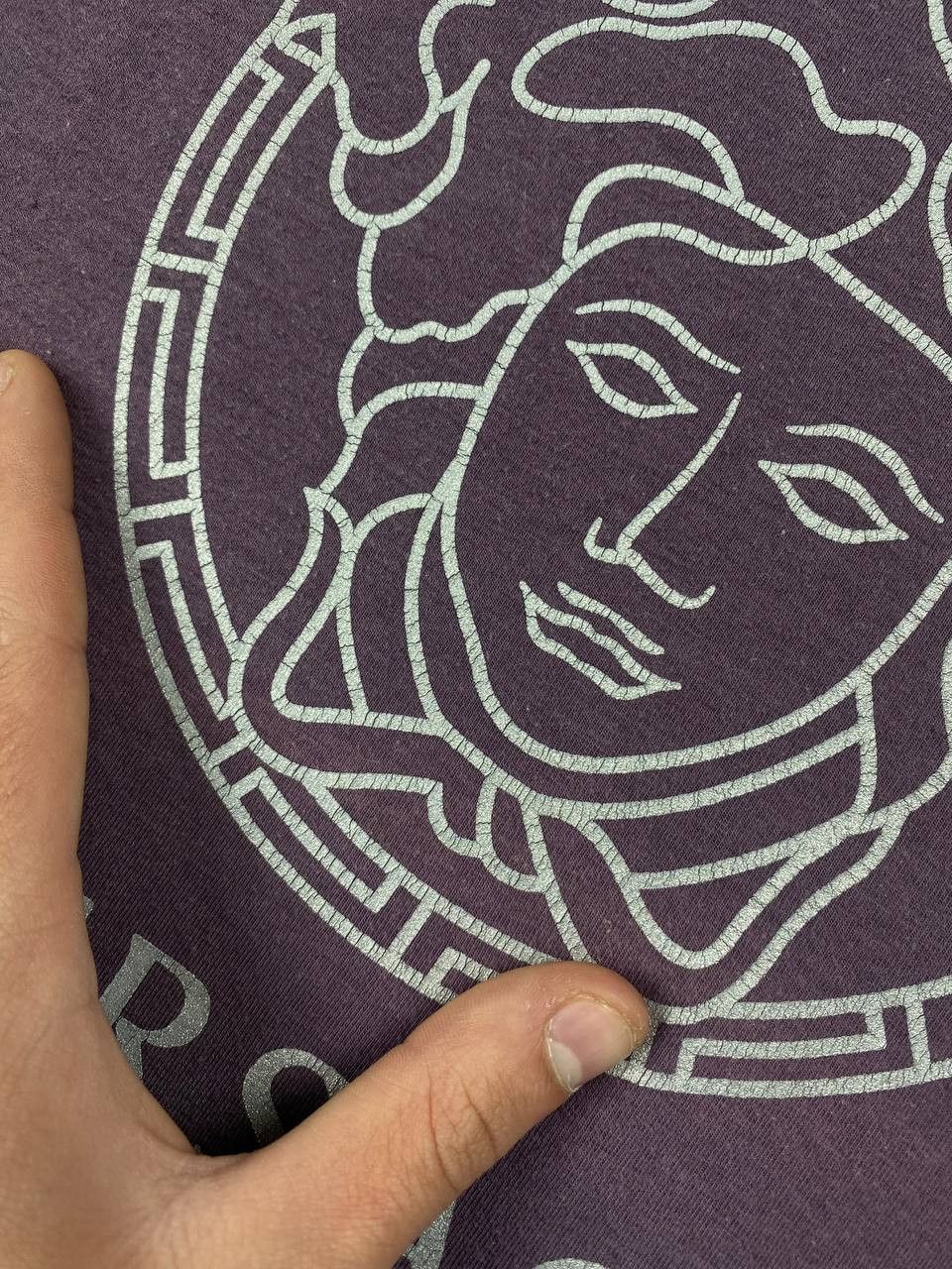 Versace Vintage Versace Home 90s Medusa T-Shirt Men Size XL Purple Size US XL / EU 56 / 4 - 3 Thumbnail