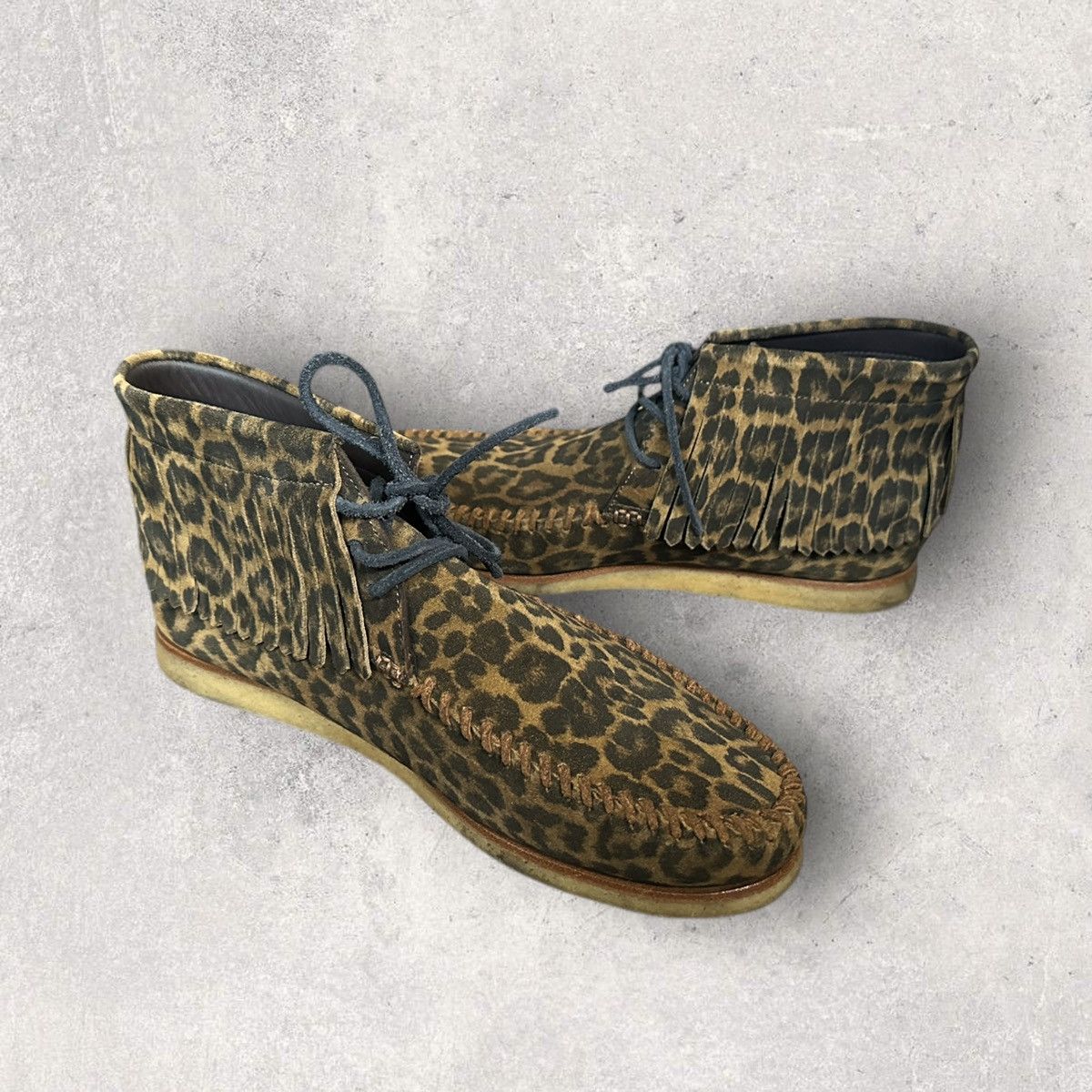 Saint Laurent Paris Saint Laurent Fringe Moccasin Wallabies Size US 10 / EU 43 - 11 Thumbnail