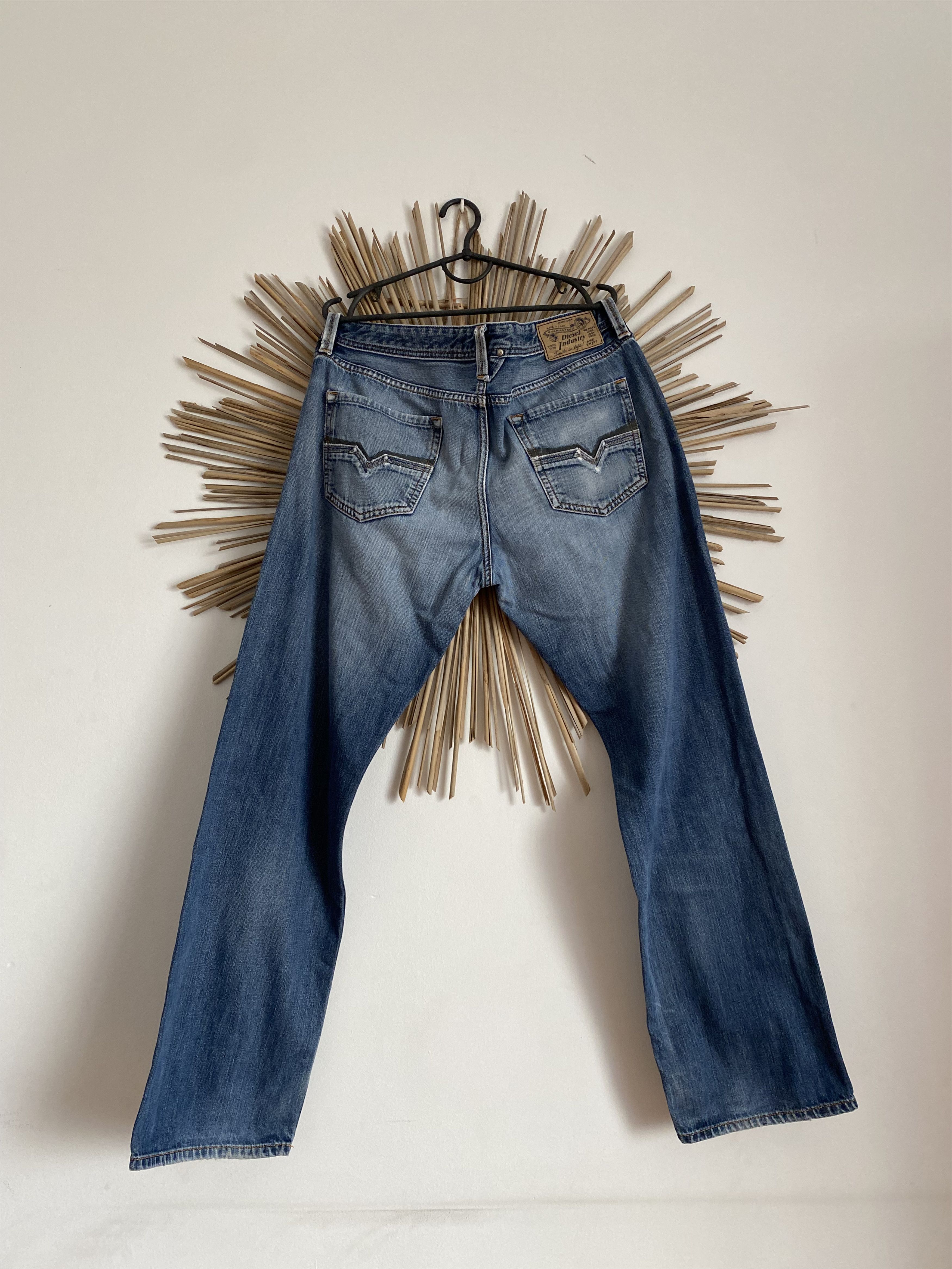 Diesel Vintage Diesel Jeans Distressed Wash Japanese Crazy y2k 90s Size US 36 / EU 52 - 1 Thumbnail