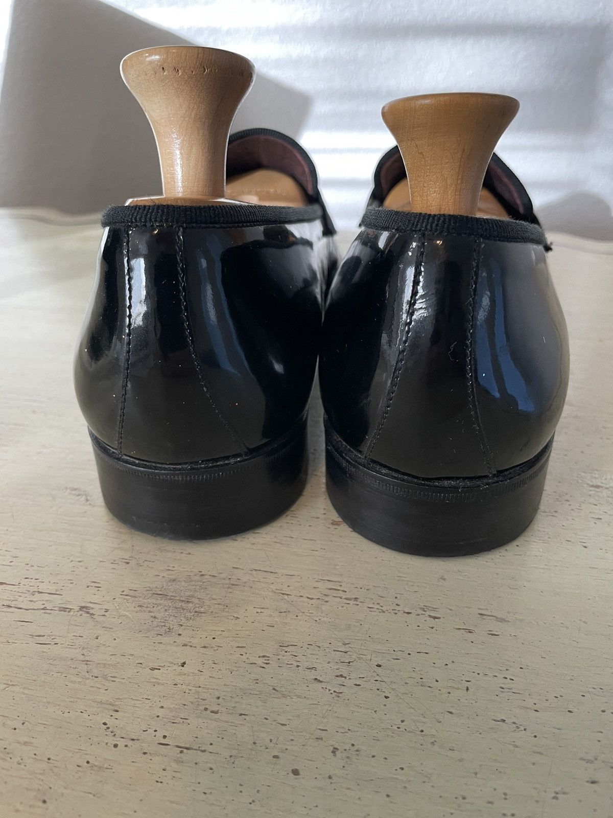 Salvatore Ferragamo Grosgrain Vamp Patent Formal Loafer Size US 9.5 / EU 42-43 - 4 Thumbnail