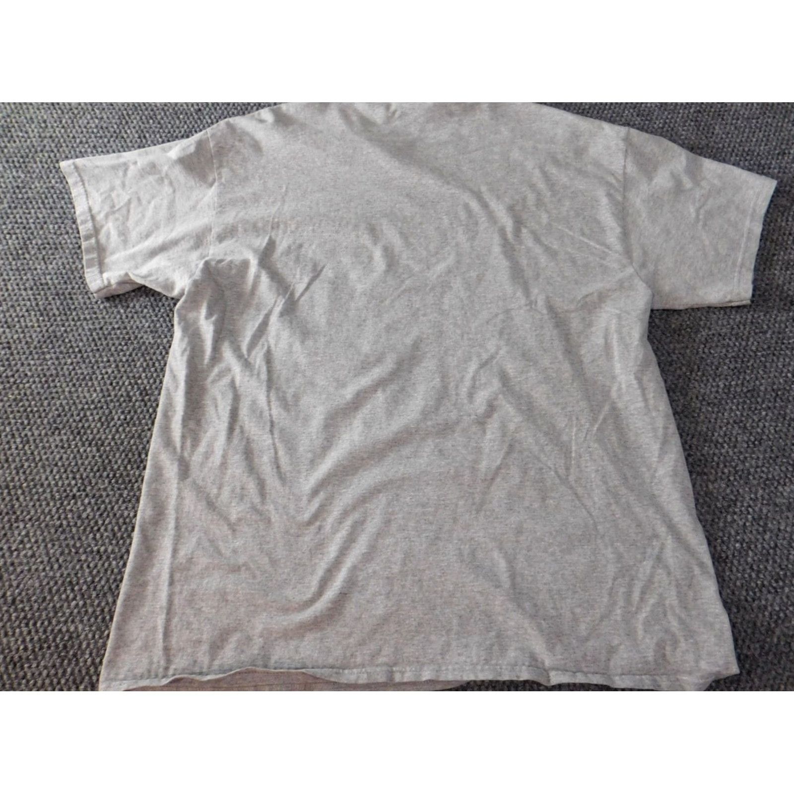 Fruit Of The Loom Myrtle Beach Mens Shirt XL Gray Cotton Knit Short Sleeve Crew Neck Logo T-Shirt Fruit of the Loom Classic, Regular, Men, All Seasons Size US XL / EU 56 / 4 - 7 Thumbnail