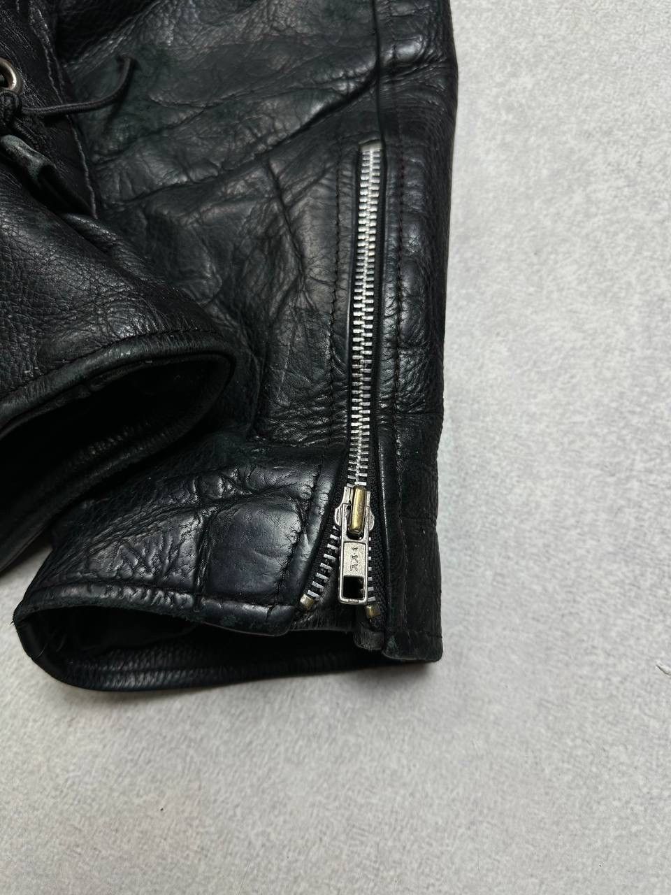 Genuine Leather Vintage Wilsons Leather Genuine Moto Harley Jacket L Size US L / EU 52-54 / 3 - 11 Thumbnail