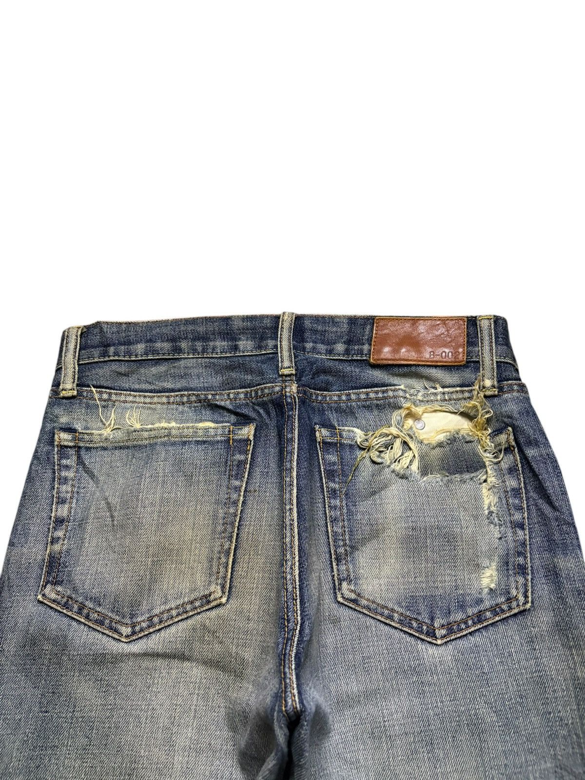 Uniqlo Vintage Uniqlo Mud Wash Distressed Loose Baggy Jeans Size US 29 - 8 Thumbnail