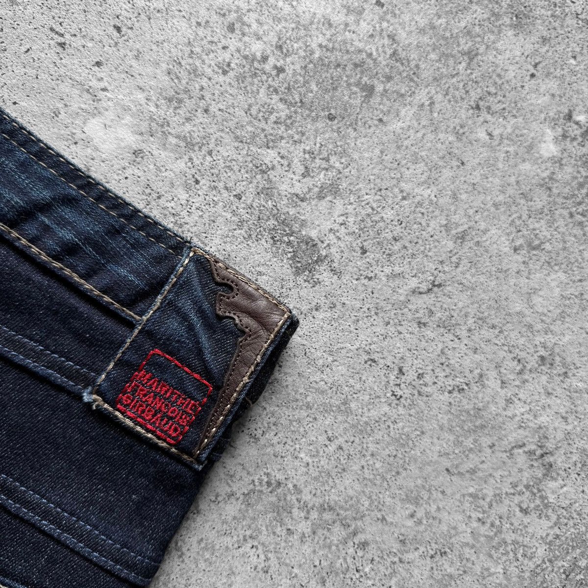 Marithe + Francois Girbaud Marithe Francois Girbaud Womens Dark Blue Denim Jeans Size 34" / US 12 / IT 48 - 5 Thumbnail