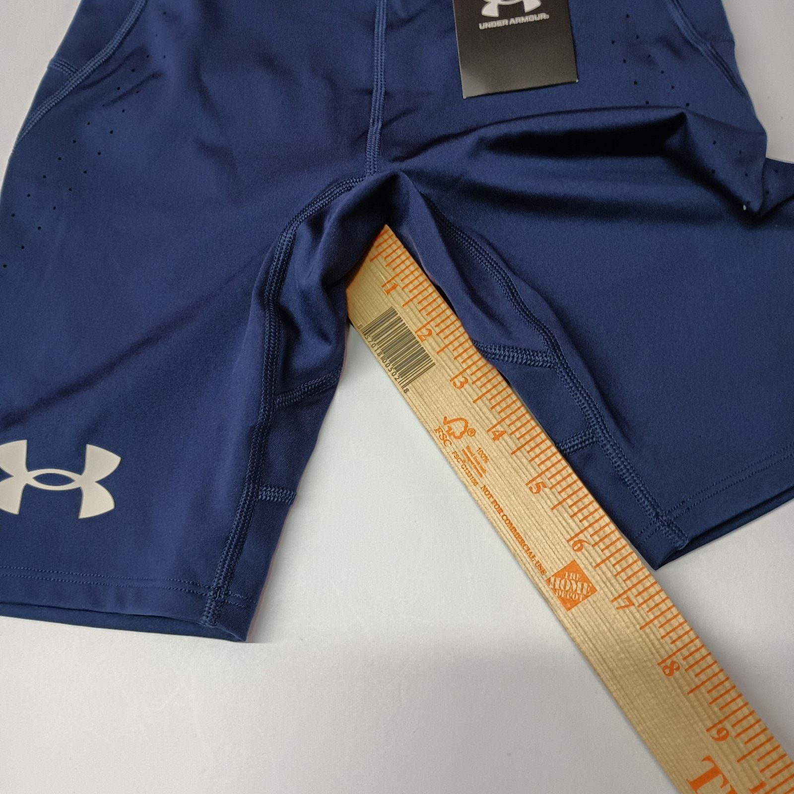 Under Armour Under Armour Men's Speedpocket Half Tights Shorts Sz XS Blue Size US 26 / EU 42 - 2 Thumbnail