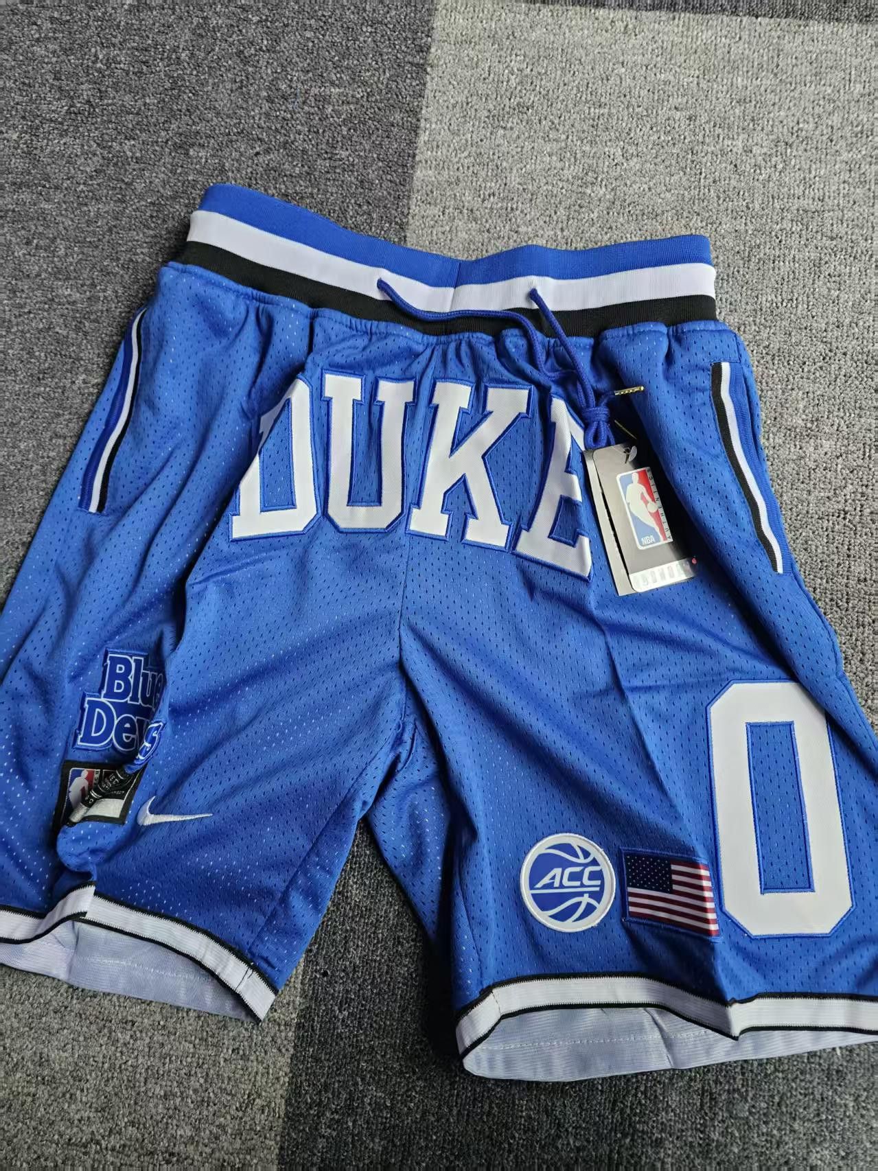 NBA Duke #0 Jayson Tatum Short With Pocket Large Size Size US 36 / EU 52 - 1 Thumbnail