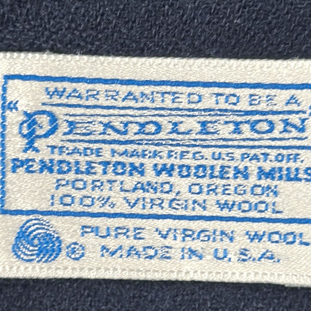 Pendleton VINTAGE Pendleton Blue Virgin Wool Blazer Jacket Made In USA Shoulder Pads Womens 22 Plus Blue Jacket Size 3XL / US 20-22 - 5 Thumbnail