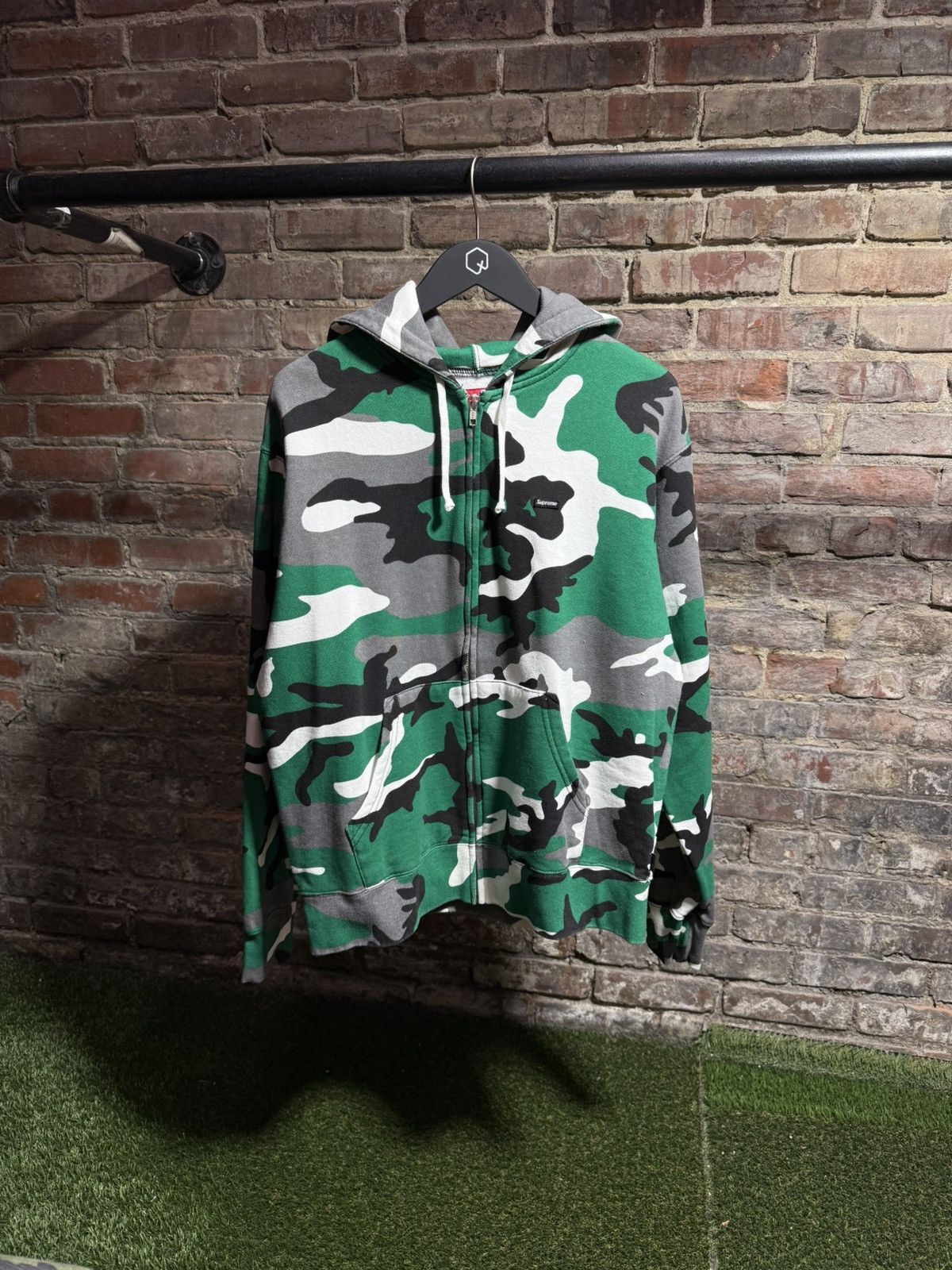 Supreme Supreme Green Camo Zip-Up Sz. M Size US M / EU 48-50 / 2 - 1 Thumbnail