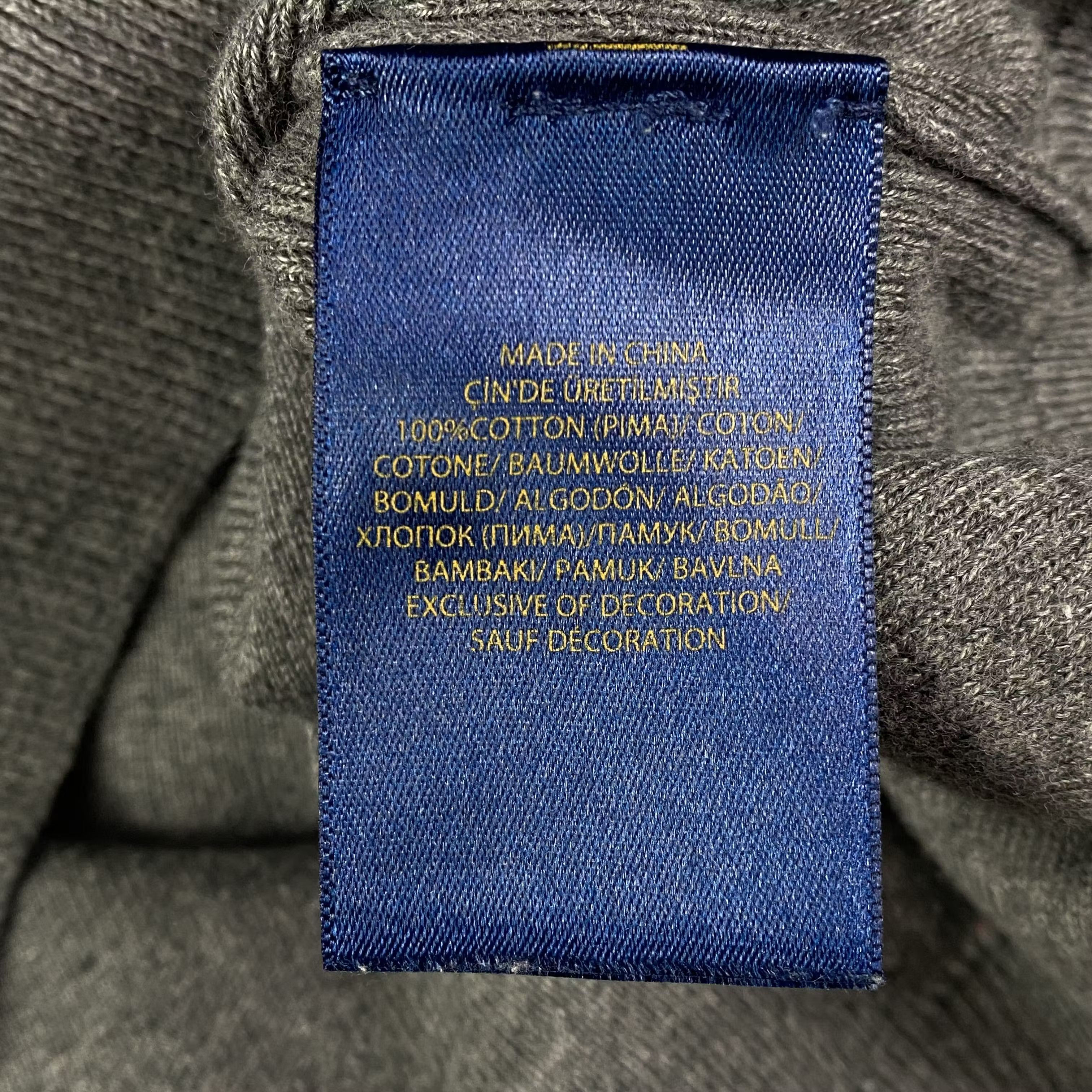 Polo Ralph Lauren × Ralph Lauren Mens Jumper V Neck Polo Ralph Lauren Pima Cotton Size L Size US L / EU 52-54 / 3 - 5 Thumbnail