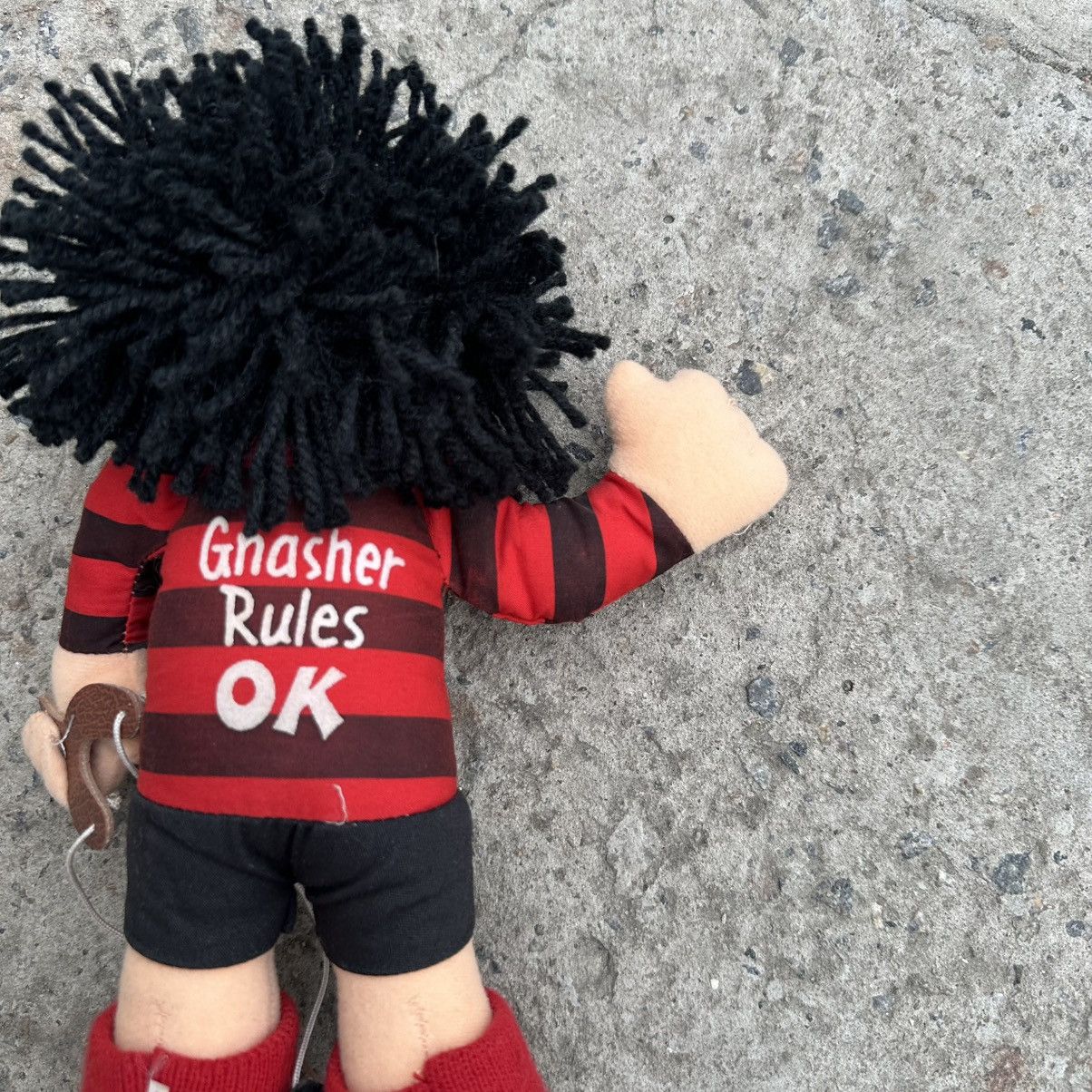 Cartoon Network × Other Vintage Toys 1988 Dennis The Menace Beano Plush Doll Size ONE SIZE - 6 Thumbnail