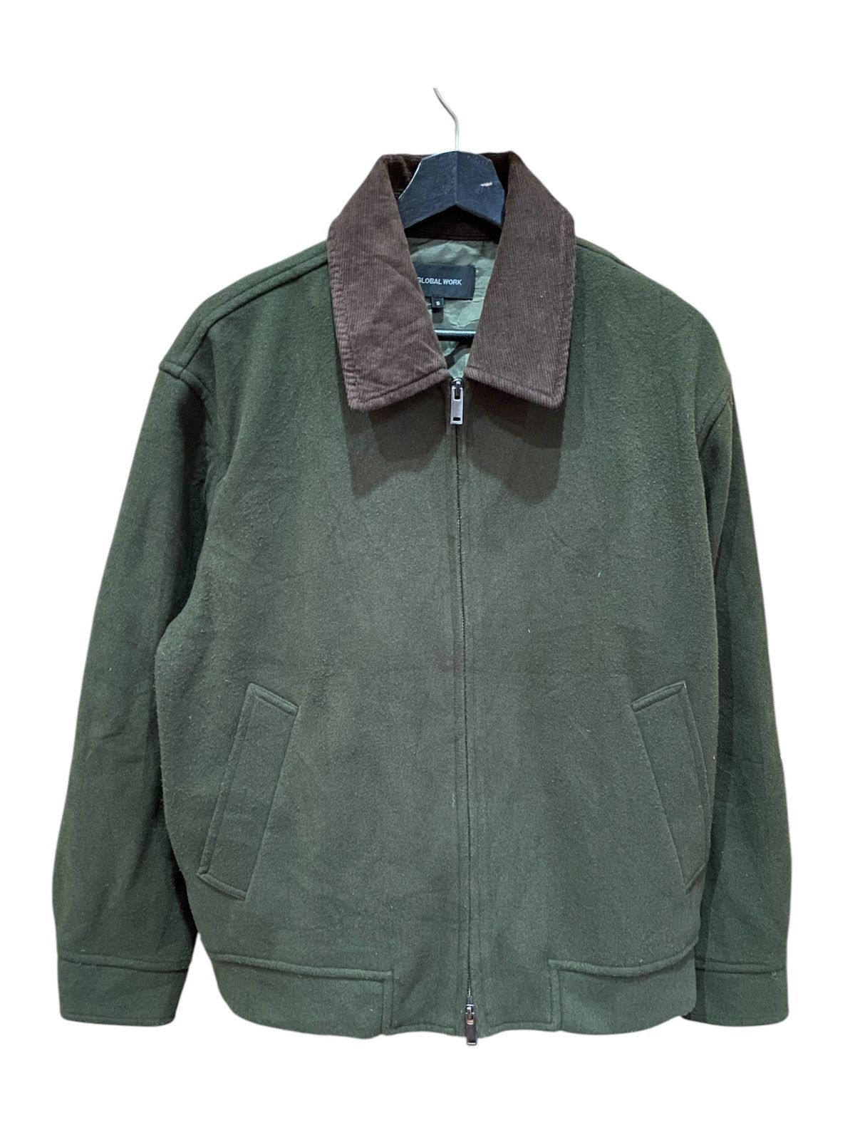 Global Work WoollyTec Jacket – Classic Green Workwear Style