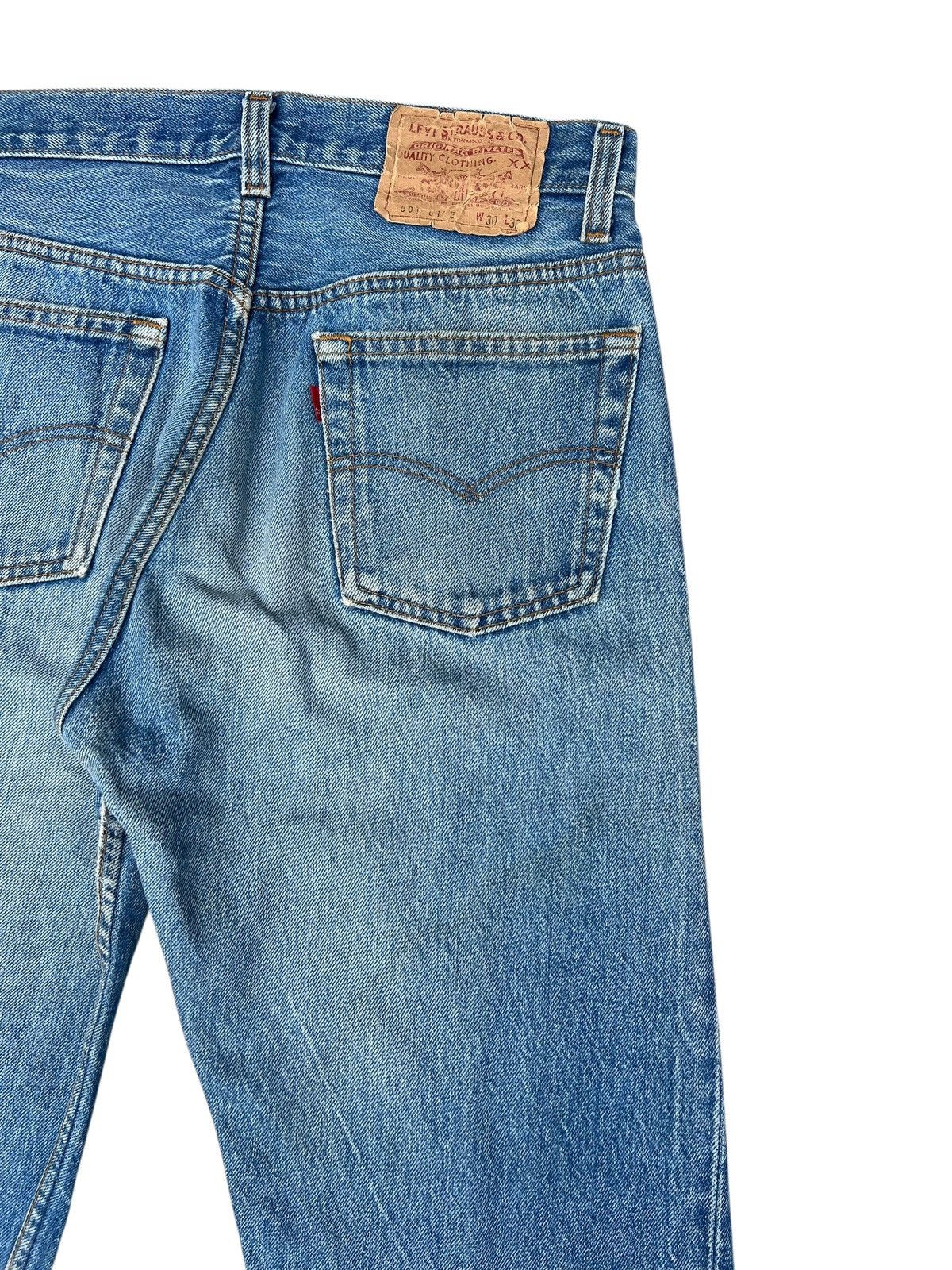 Levi's Vintage 80s Levi’s 501 Made in USA Dirty Mud Denim Jeans Size US 30 / EU 46 - 18 Thumbnail