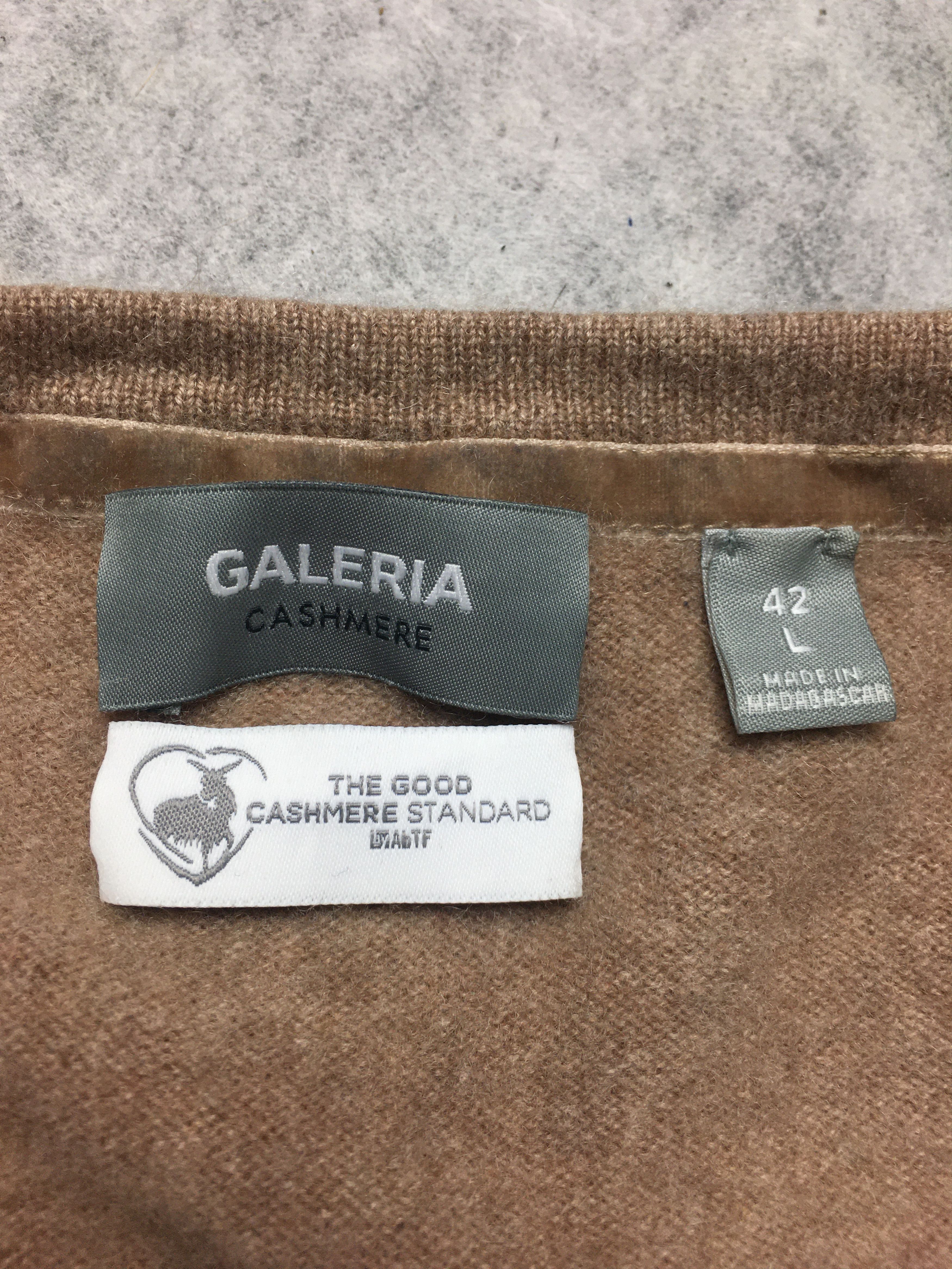 Other GALERIA Cashmere Cardigan Sweater Size EU42/ L Size S / US 4 / IT 40 - 9 Thumbnail