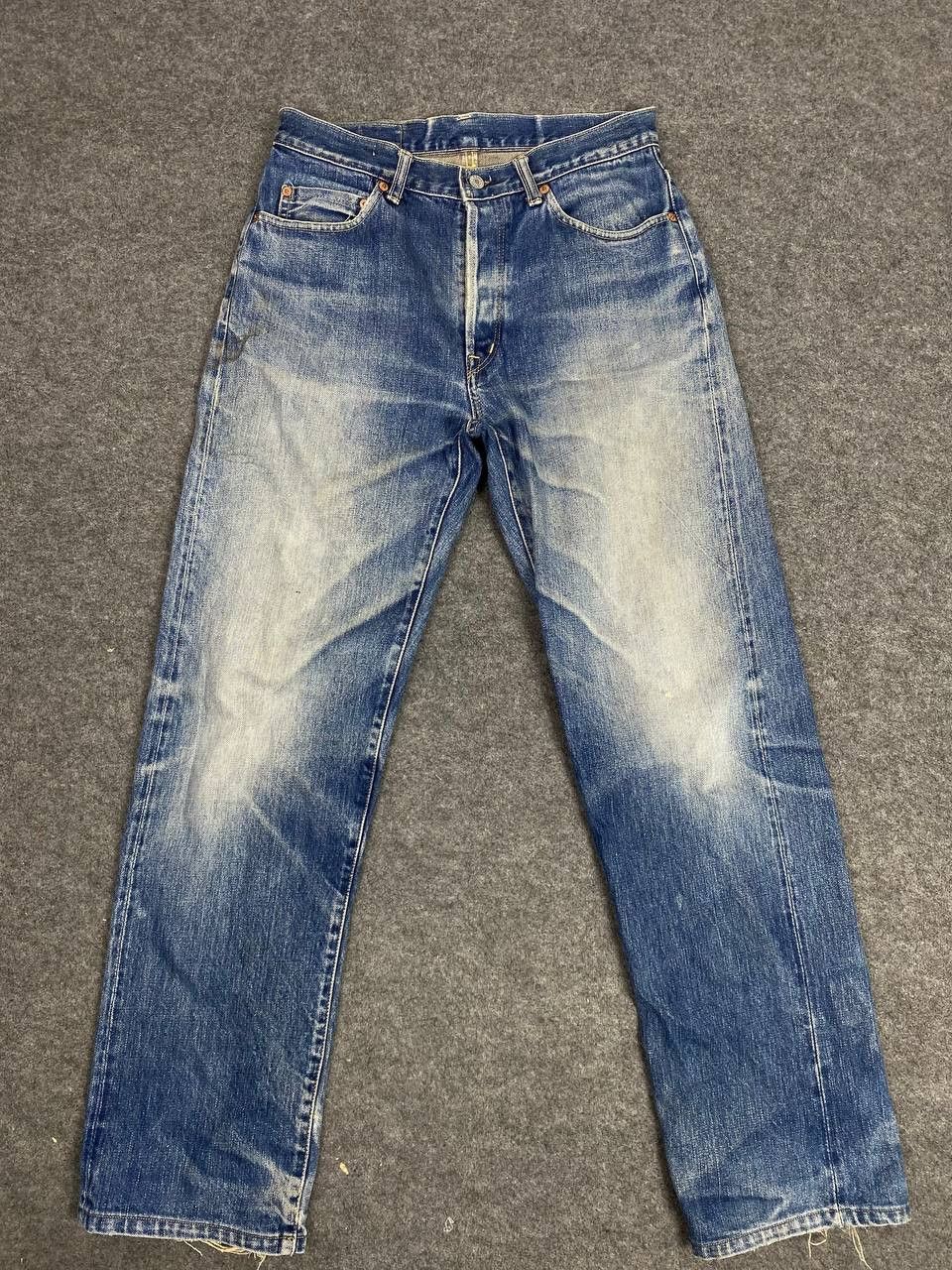 Japanese Brand vintage hr market selvedge distressed denim nice design Size US 32 / EU 48 - 10 Thumbnail