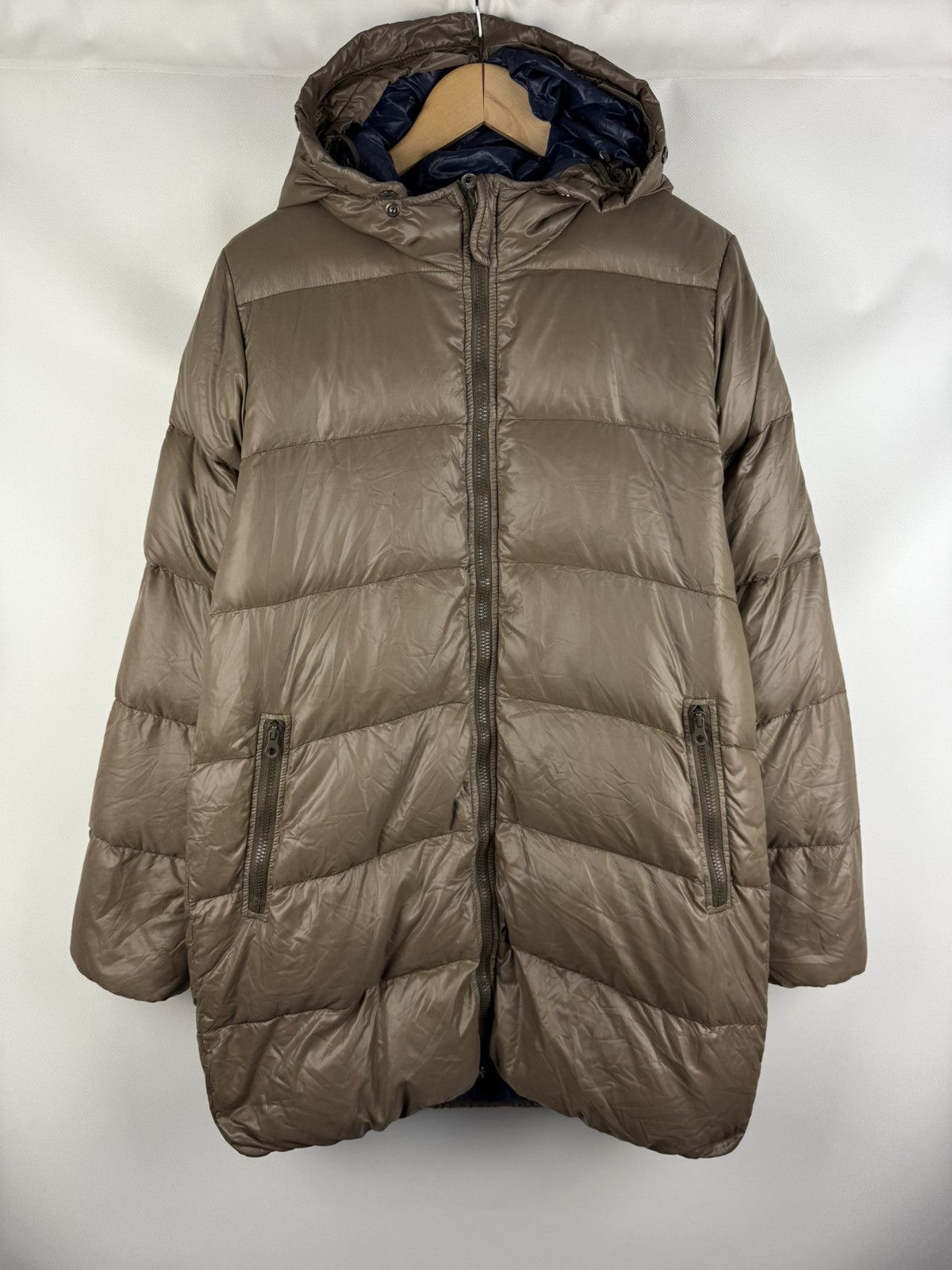 Duvetica Duvetica Ladies Hooded Long Down Puffer Jacket Size 48 Size XL / US 12-14 / IT 48-50 - 1 Thumbnail