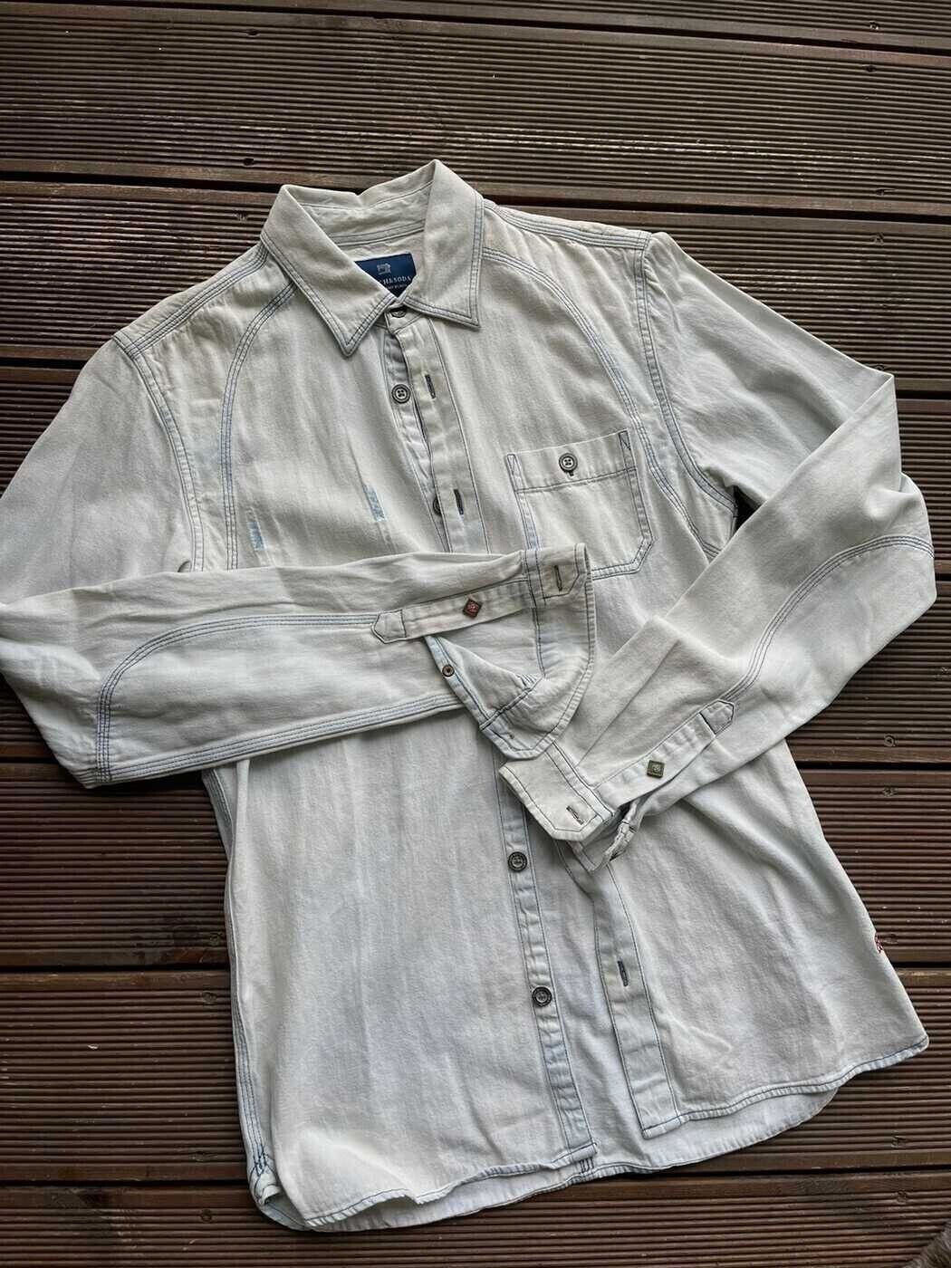 Scotch & Soda Scotch&Soda Blue washed Button ups shirt Size US M / EU 48-50 / 2 - 1 Thumbnail