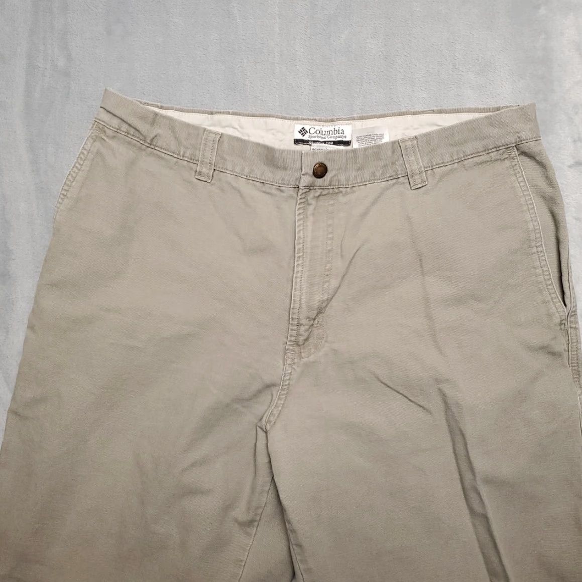 Vintage VINTAGE Columbia Pant Mens 36x33 Beige Canvas Baggy Carpenter Cargo Outdoors Pants Men Beige 5-Pocket Cargo Outdoor Mens Size US 36 / EU 52 - 3 Thumbnail