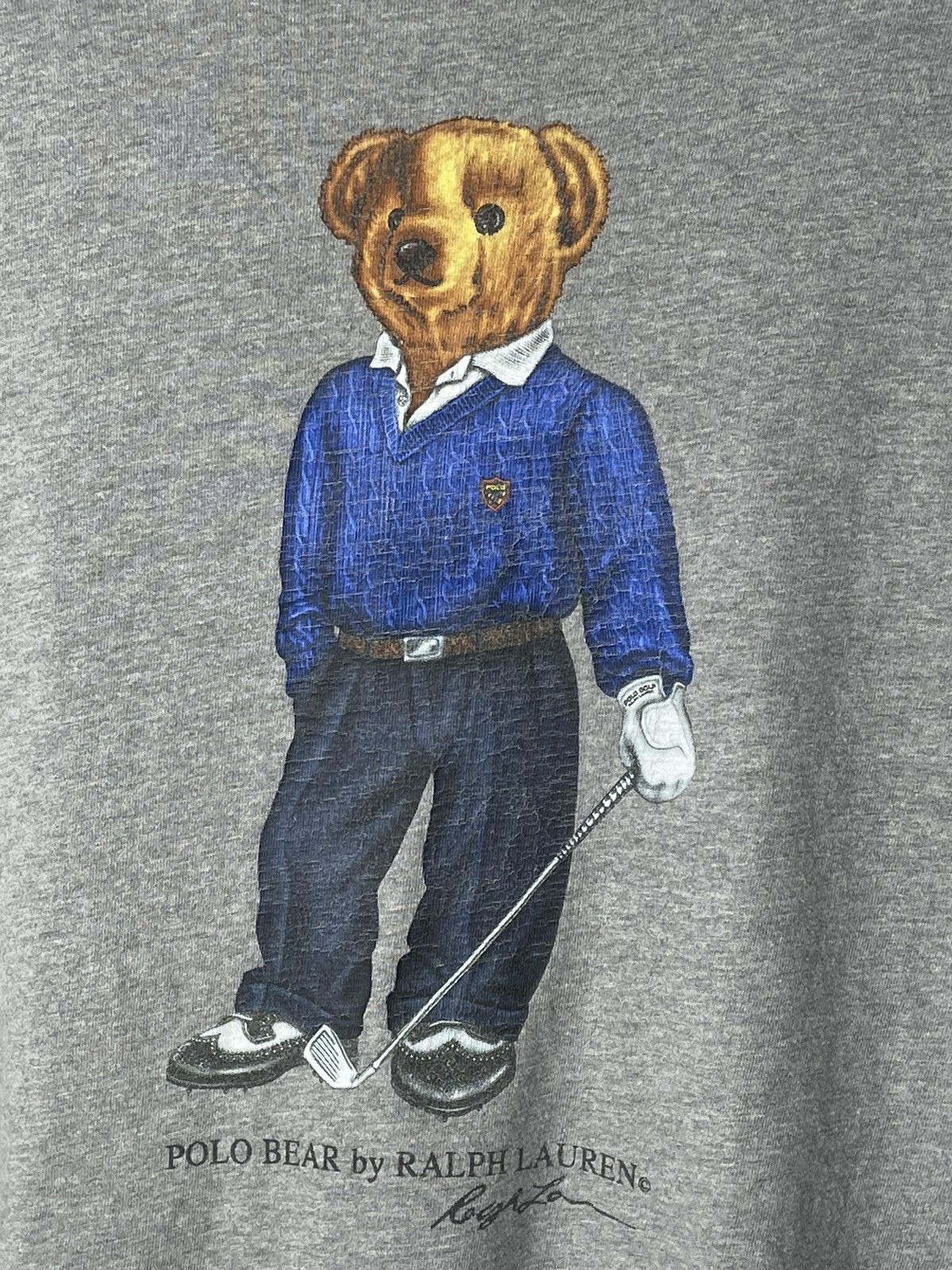 Polo Ralph Lauren × RRL Ralph Lauren × Vintage T-Shirt Polo Bear Golf OG Vintage Size US L / EU 52-54 / 3 - 6 Thumbnail
