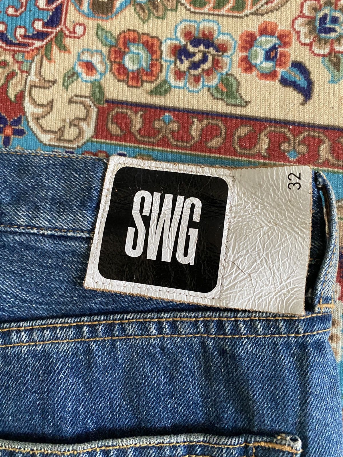 Japanese Brand Japanese Brand Swagger Hybrid Design Distressed Denim Size US 36 / EU 52 - 14 Thumbnail