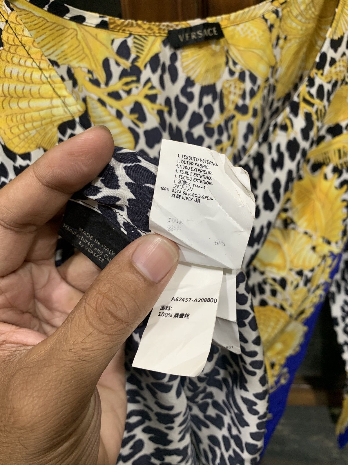 Versace Versace Mini Dress Leopard Print 100% Silk Size XS / US 0-2 / IT 36-38 - 8 Thumbnail