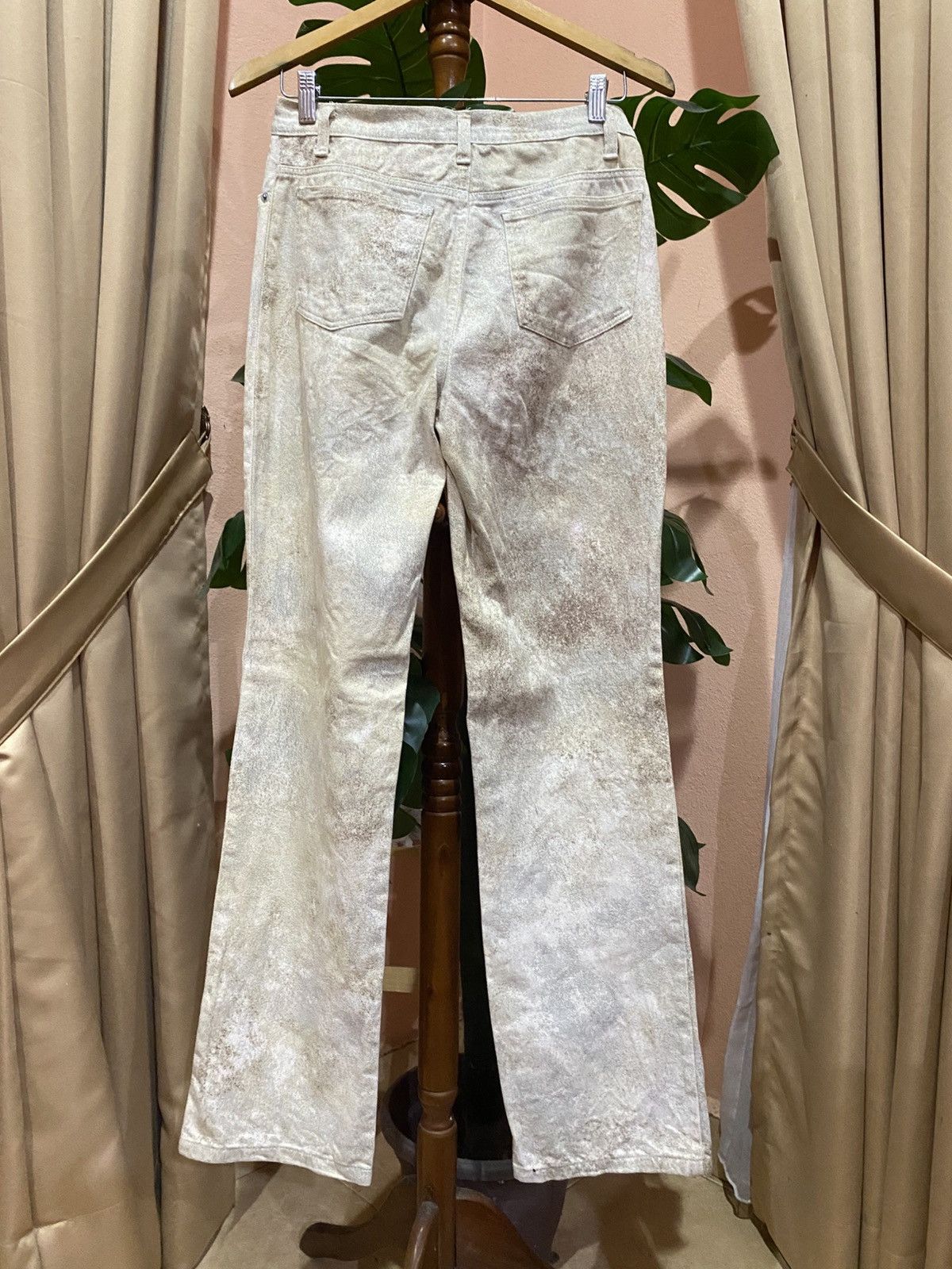 Japanese Brand Vintage Pianurastudio Distressed Sand-Wash Artistic Finish Size 28" / US 6 / IT 42 - 7 Thumbnail