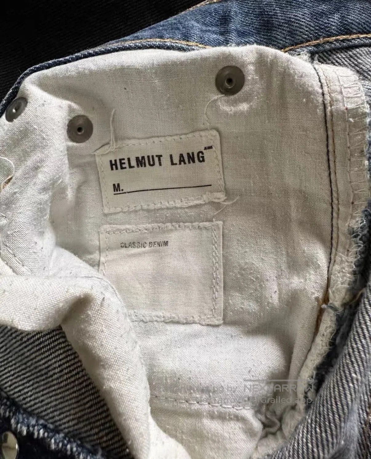 Helmut Lang Blue Denim Jeans Size 28. Size US 28 / EU 44 - 5 Thumbnail