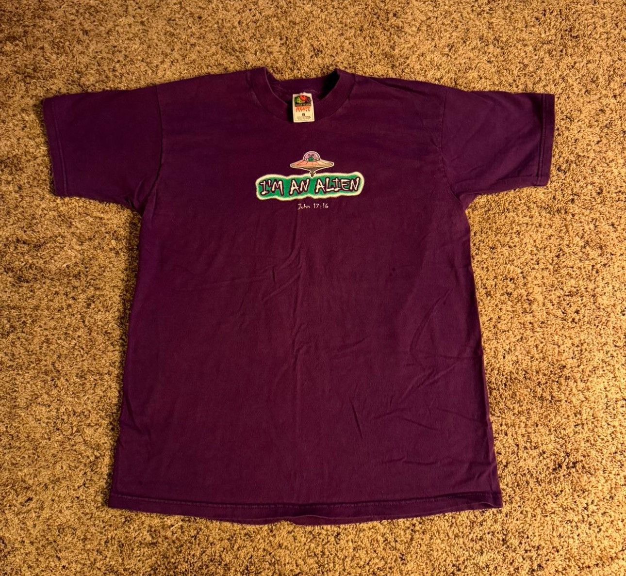 Vintage Vintage Alien Jesus shirt Size US L / EU 52-54 / 3 - 1 Thumbnail